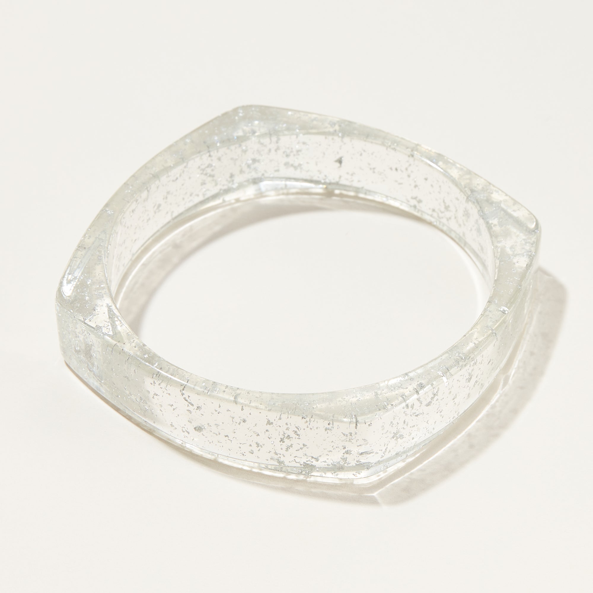 Oversized Resin Bangle Bracelet