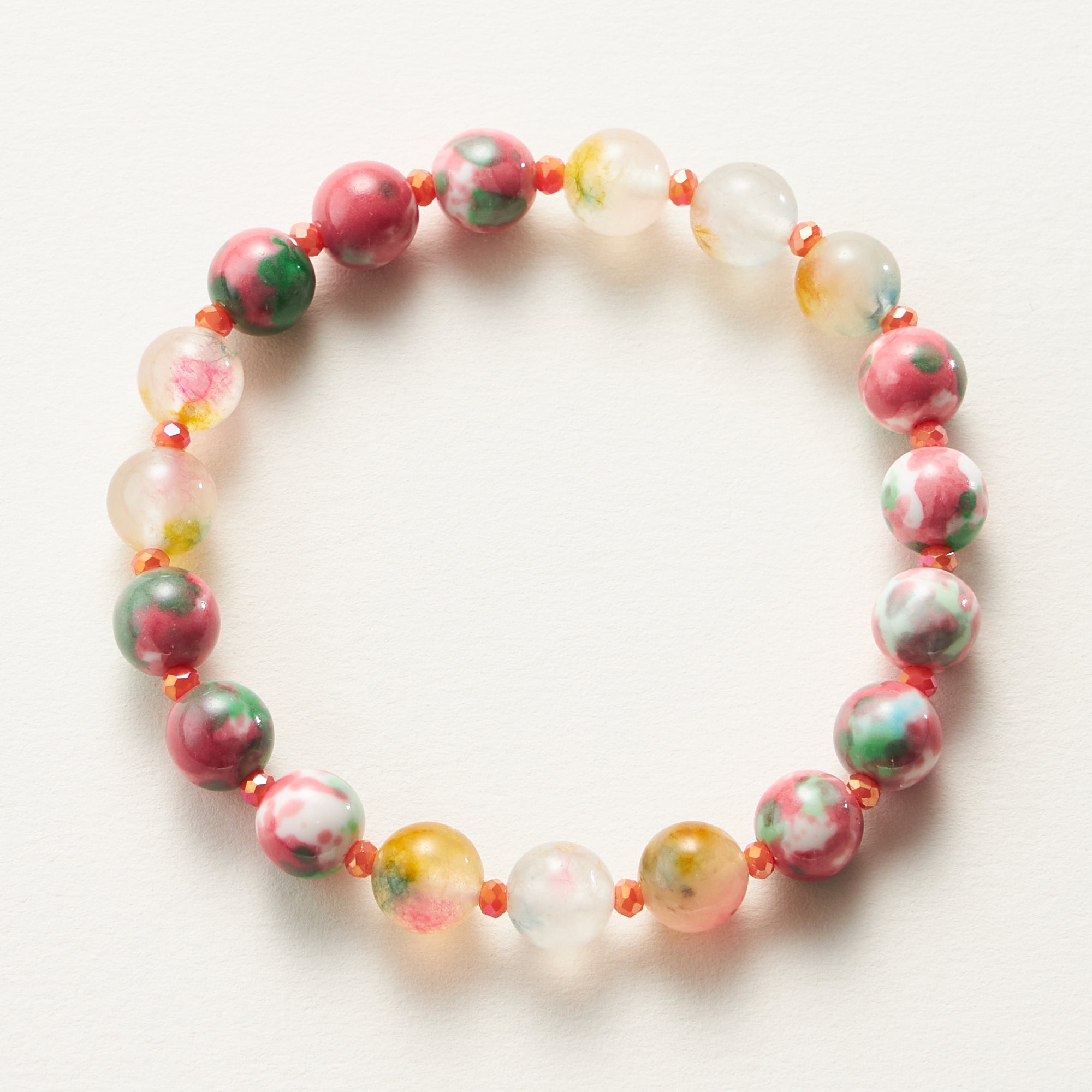 Natural Stone Beaded Bracelet