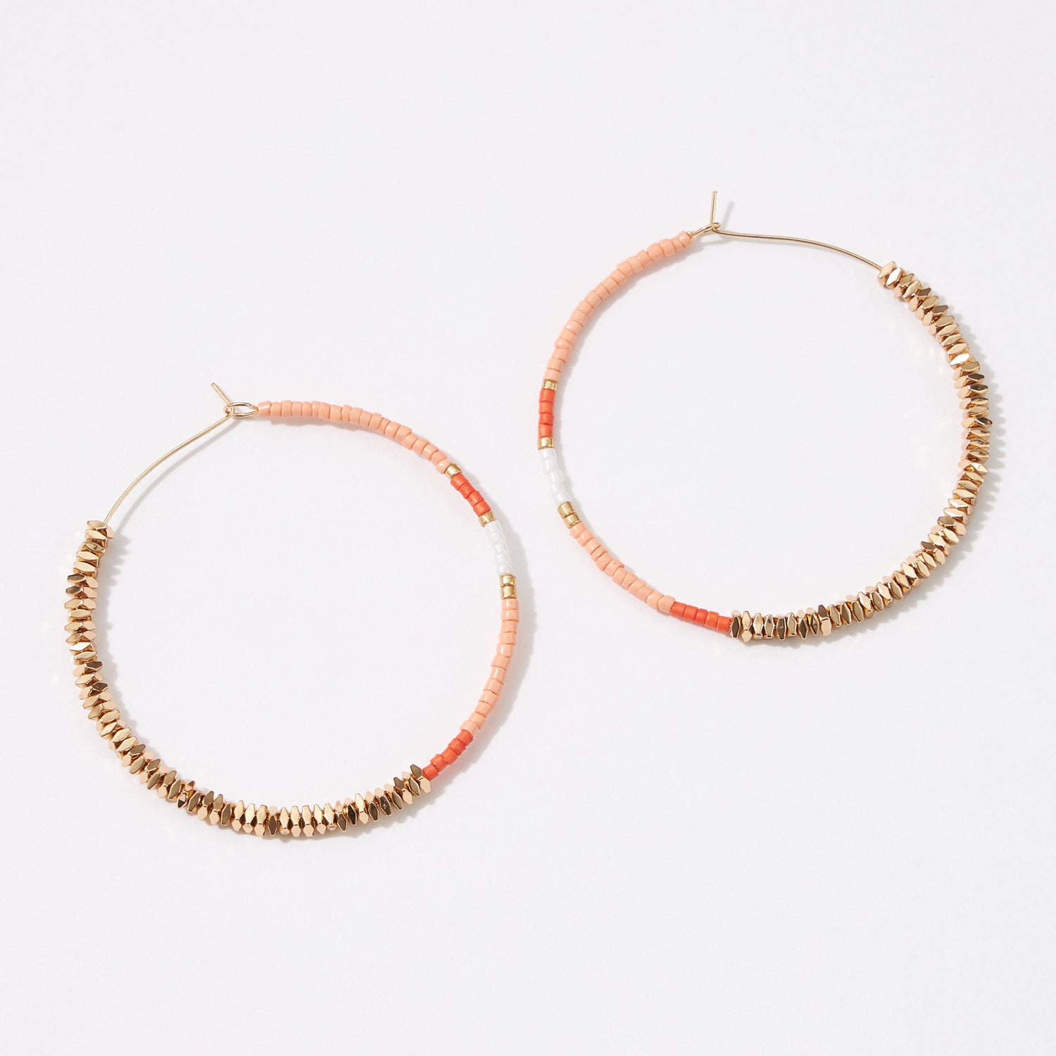 Color Block Beads Earrings