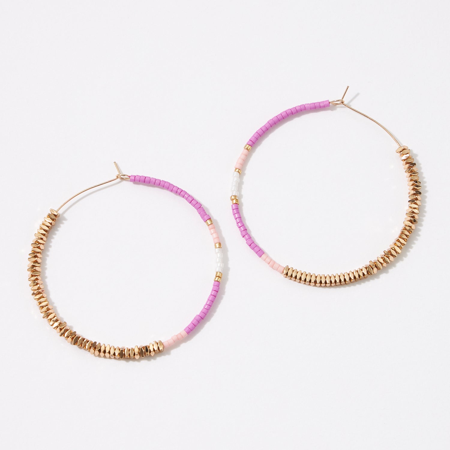 Color Block Beads Earrings
