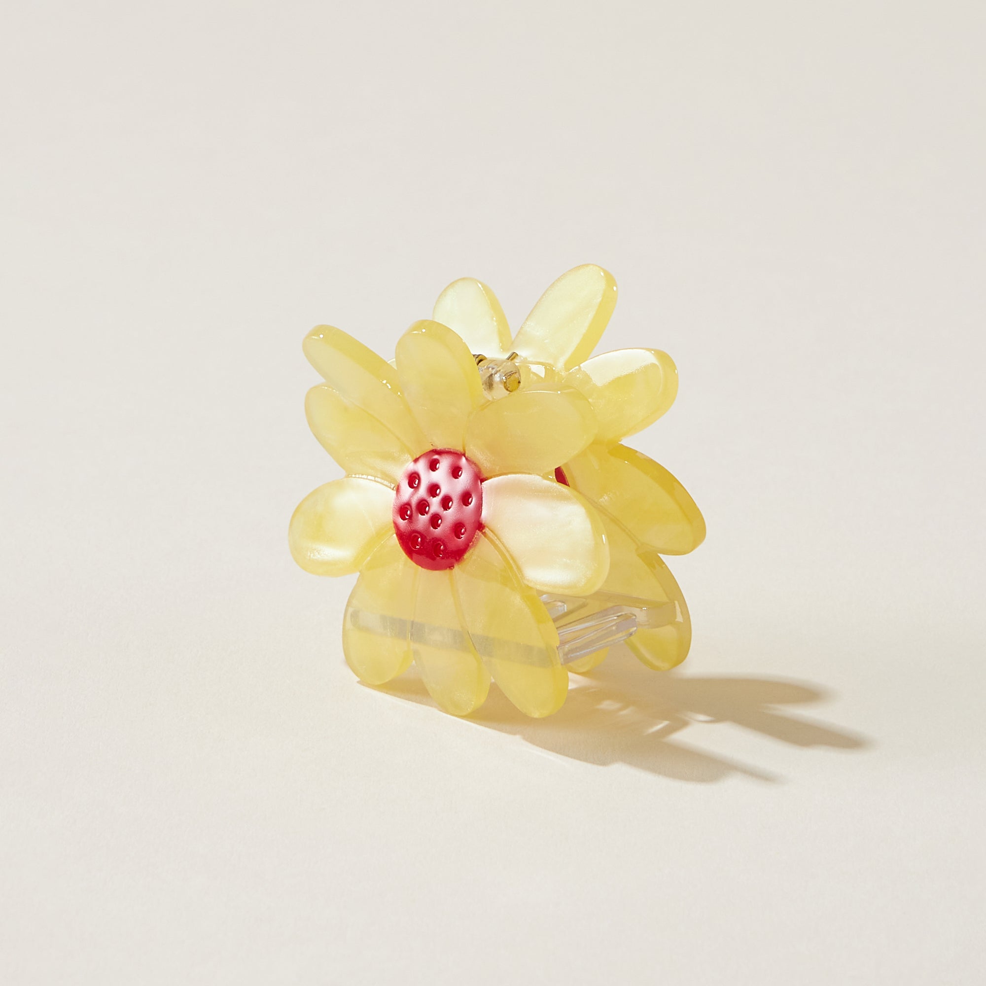 Resin Flower Claw Hair Clips