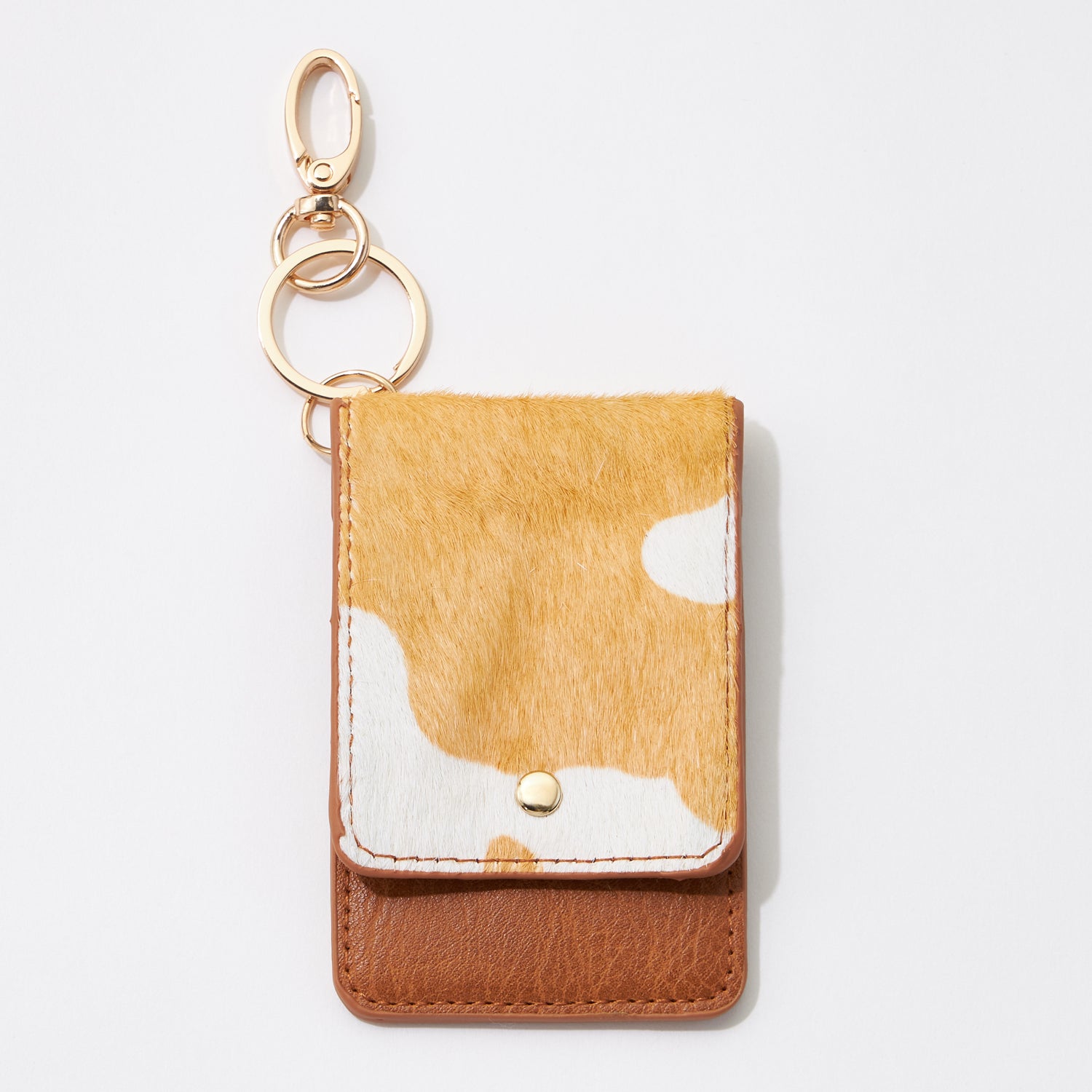 Animal Print ID Card Holder Key Chains - Frem