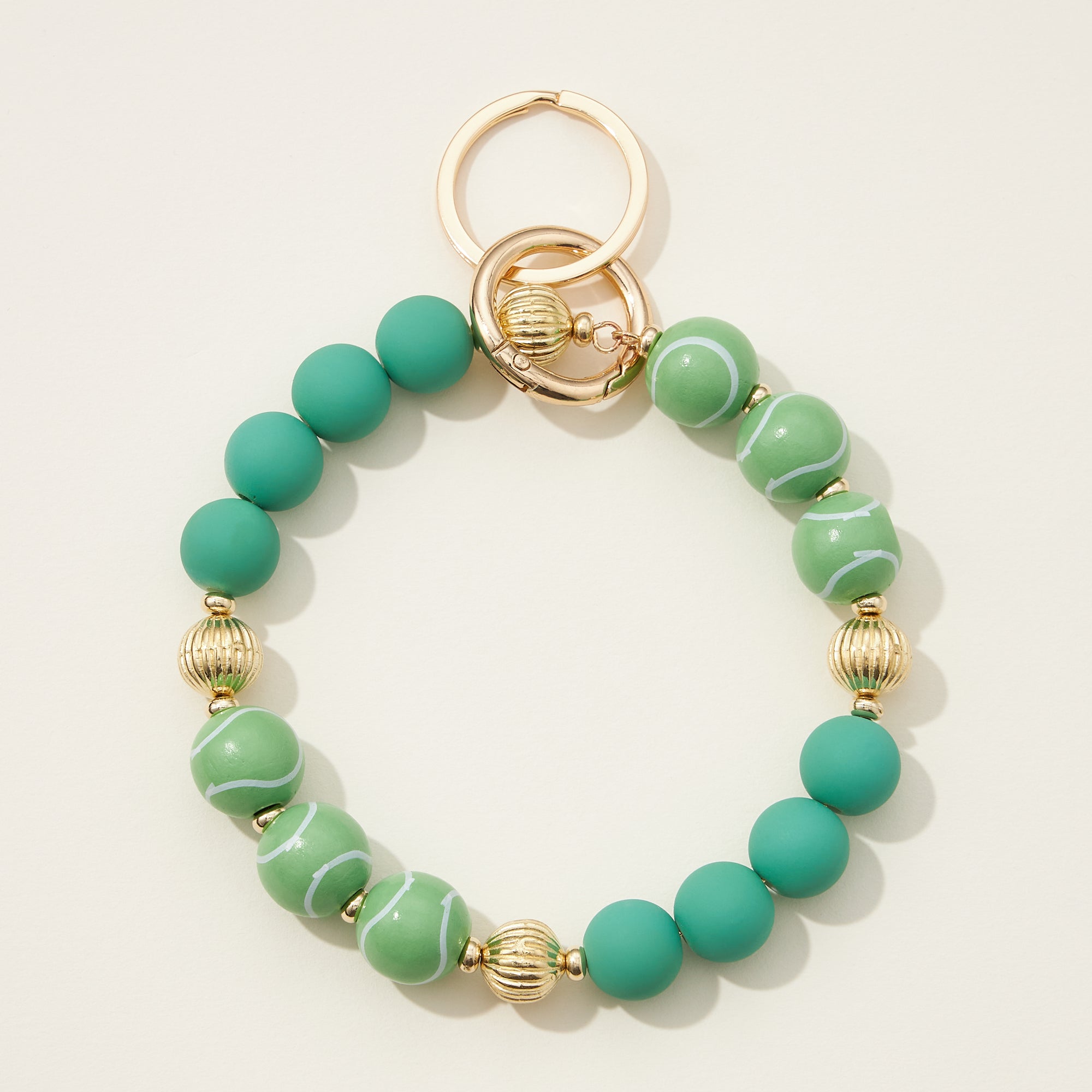 Ball Games Silicone Coated Bracelet Keychains