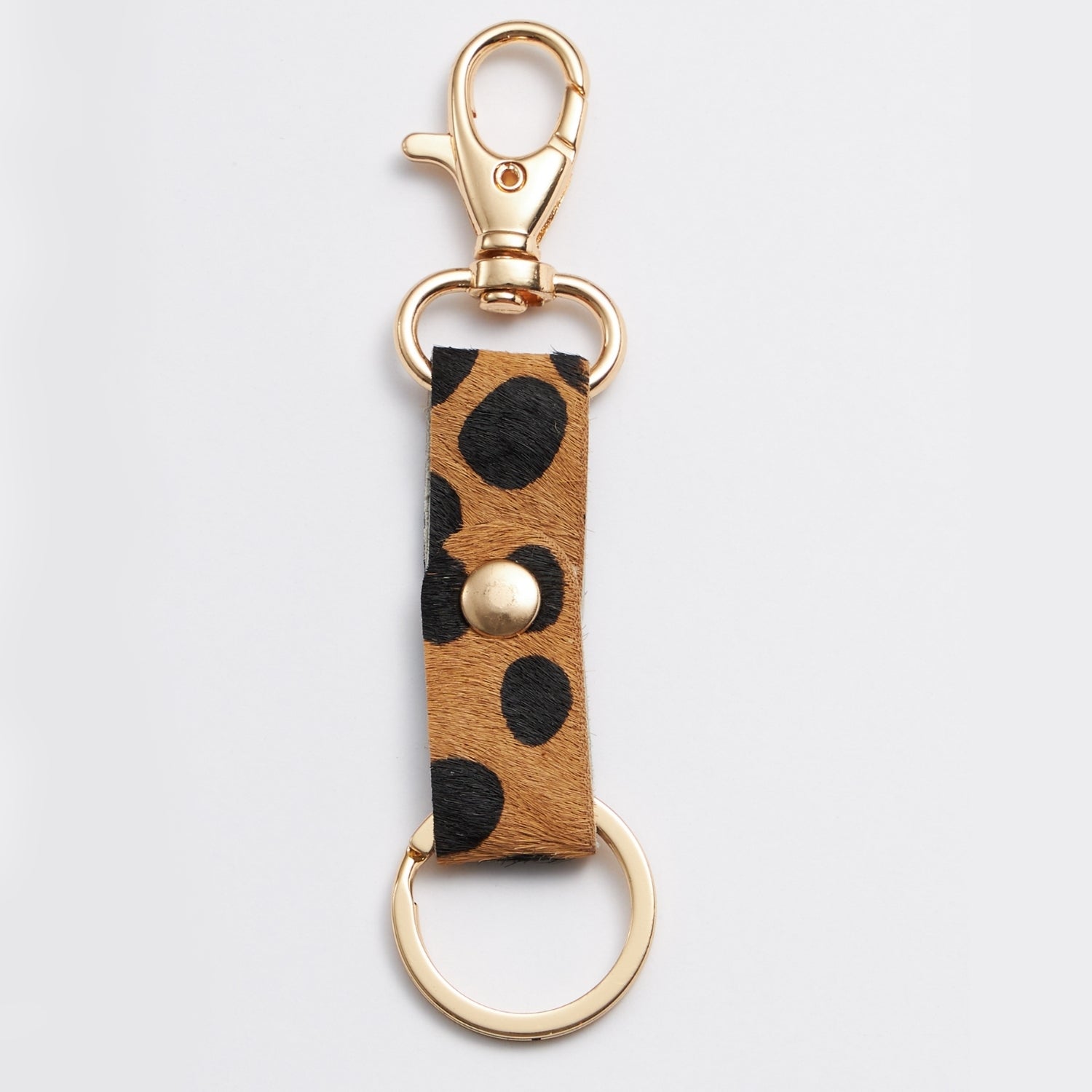 Genuine Leather Animal Print Key Chains - Frem