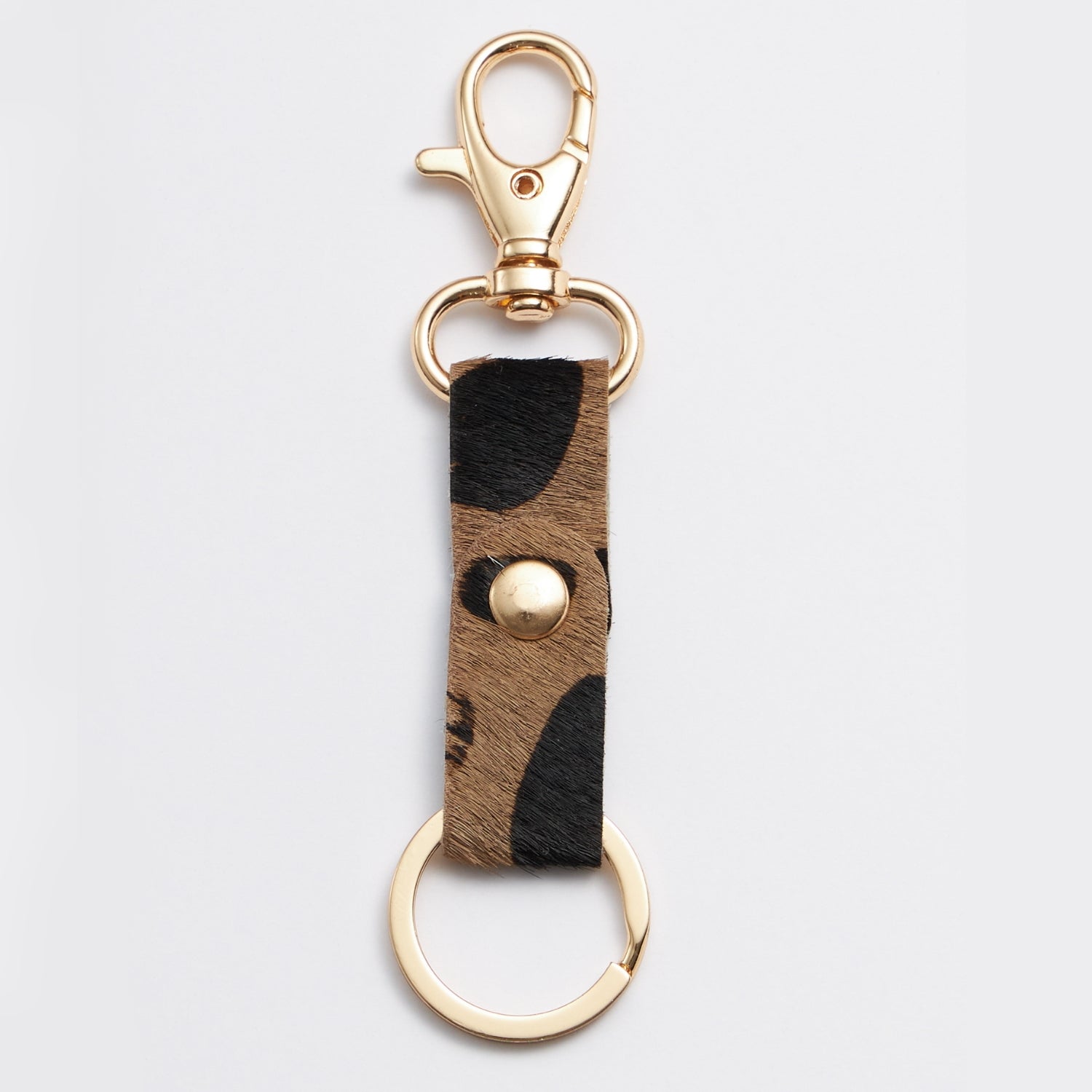Genuine Leather Animal Print Key Chains - Frem