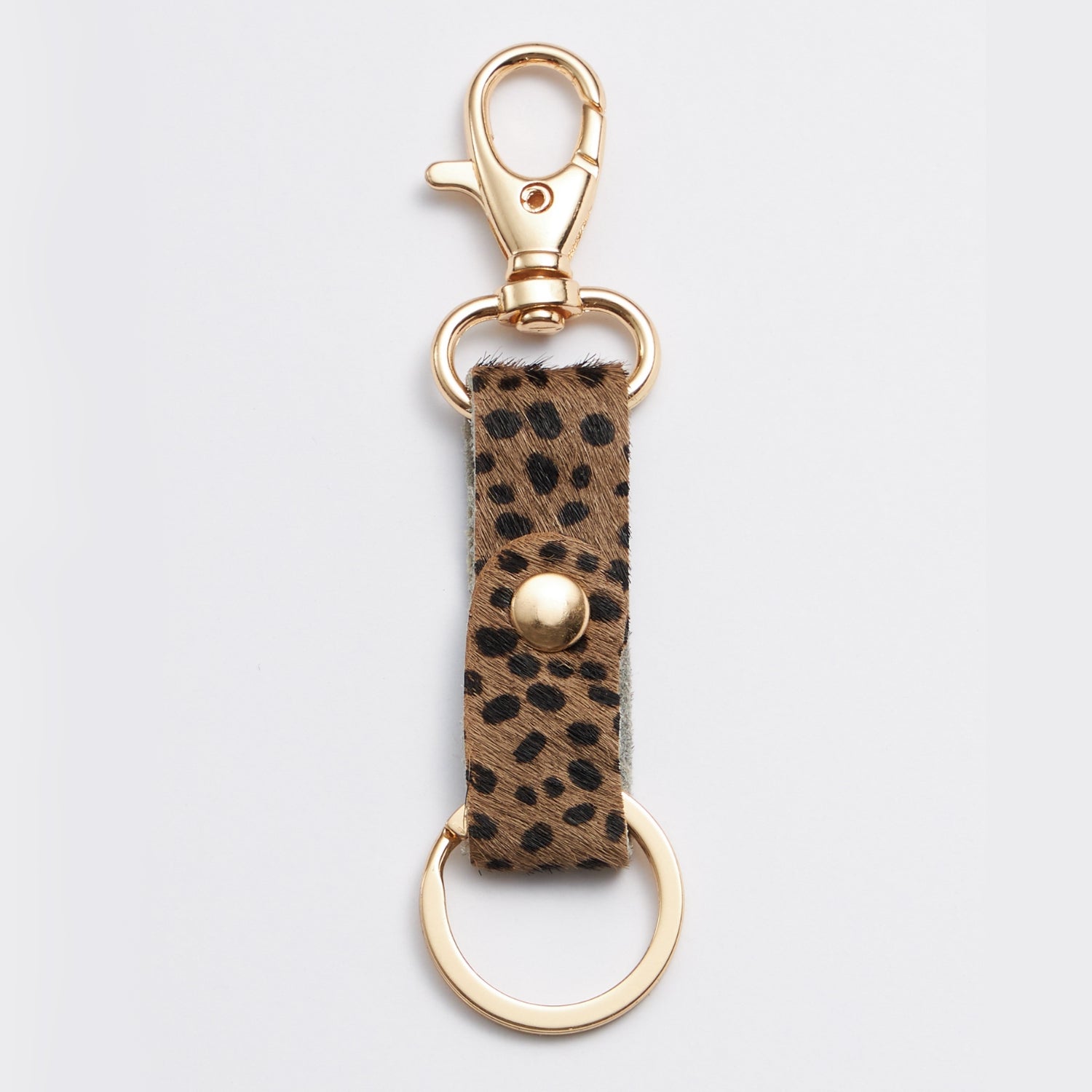 Genuine Leather Animal Print Key Chains - Frem