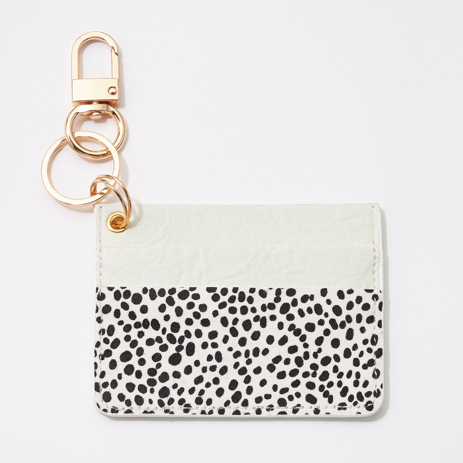 Animal Print Card Holder Key Chains - Frem
