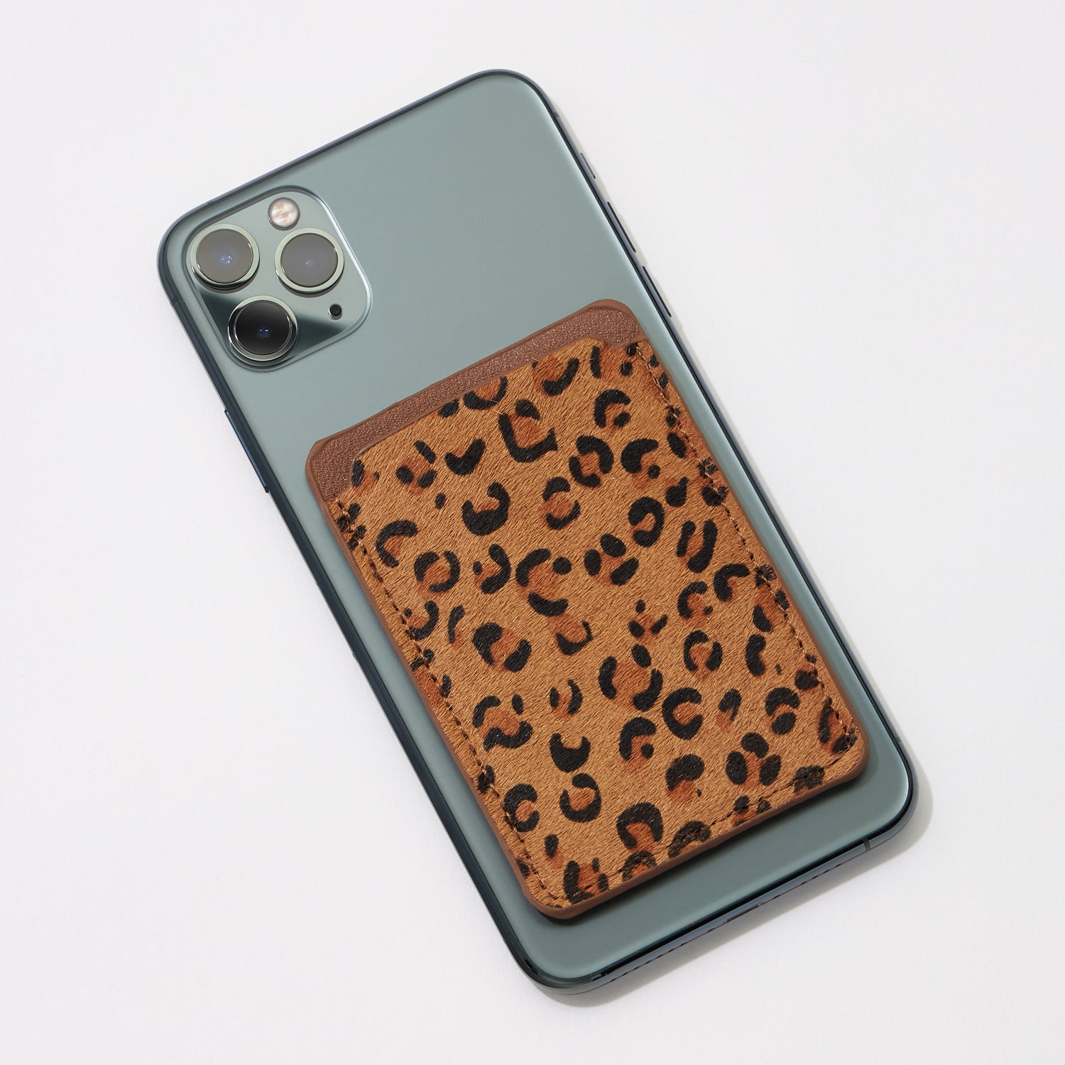 Calf Hair Leather Spotted Phone Wallet