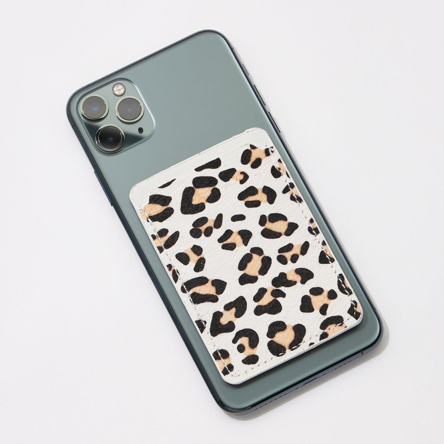 Calf Hair Leather Spotted Phone Wallet