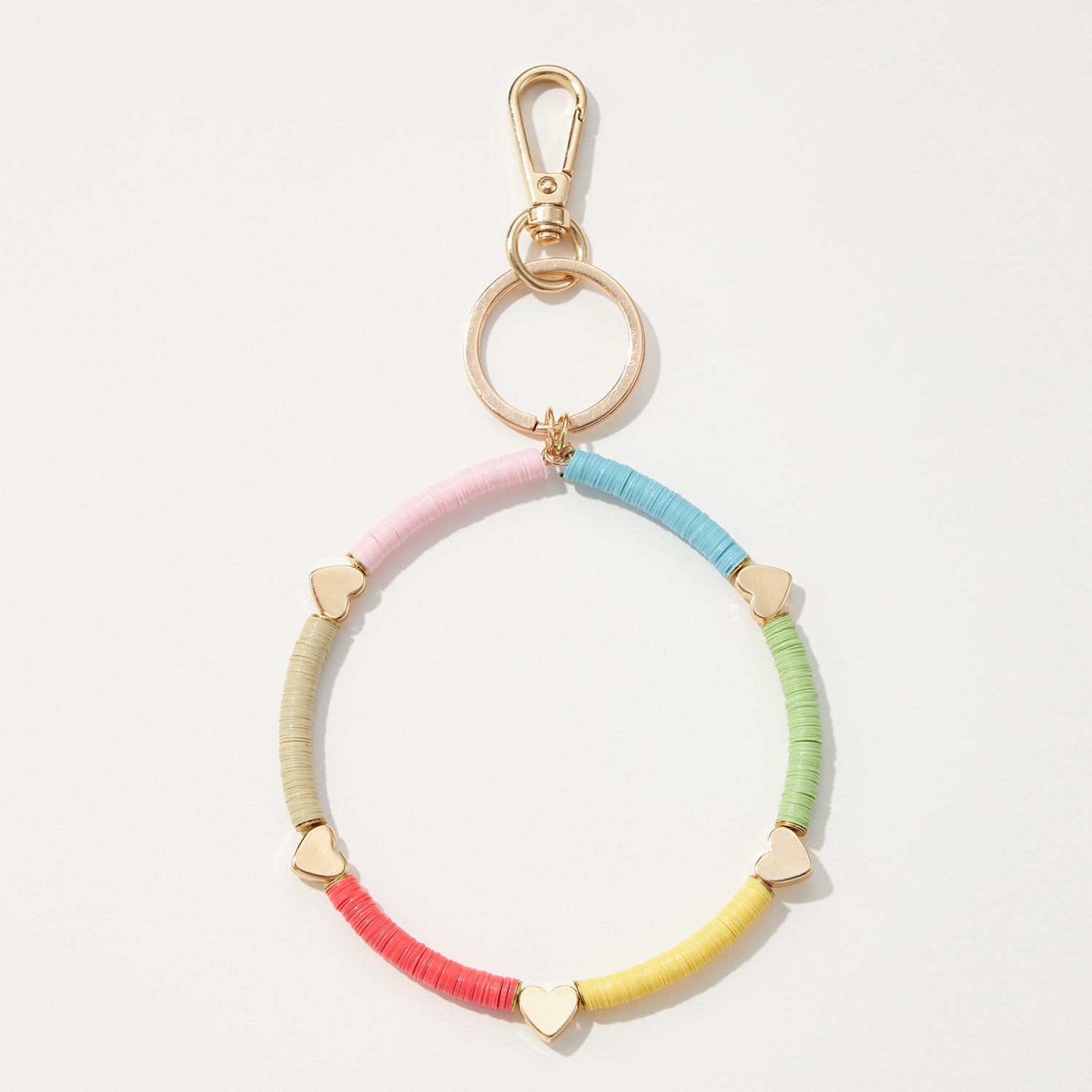 Colorful Sequin Key Ring Bracelets