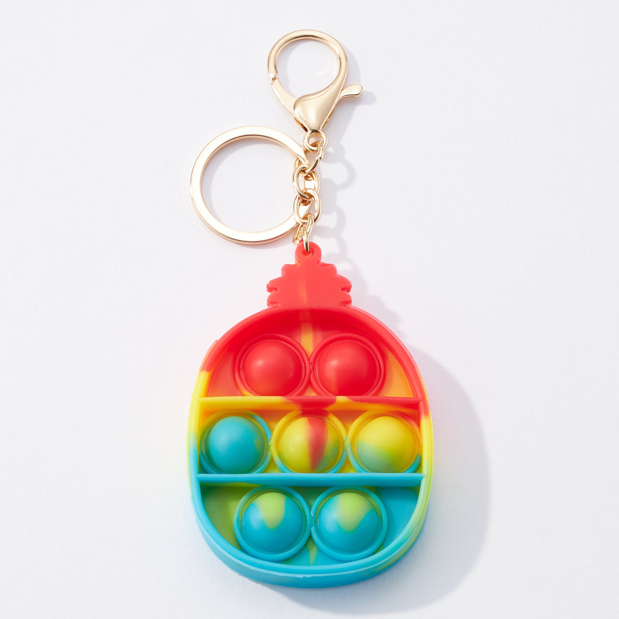 Push Pop Bubble Fidget Toy Keychains
