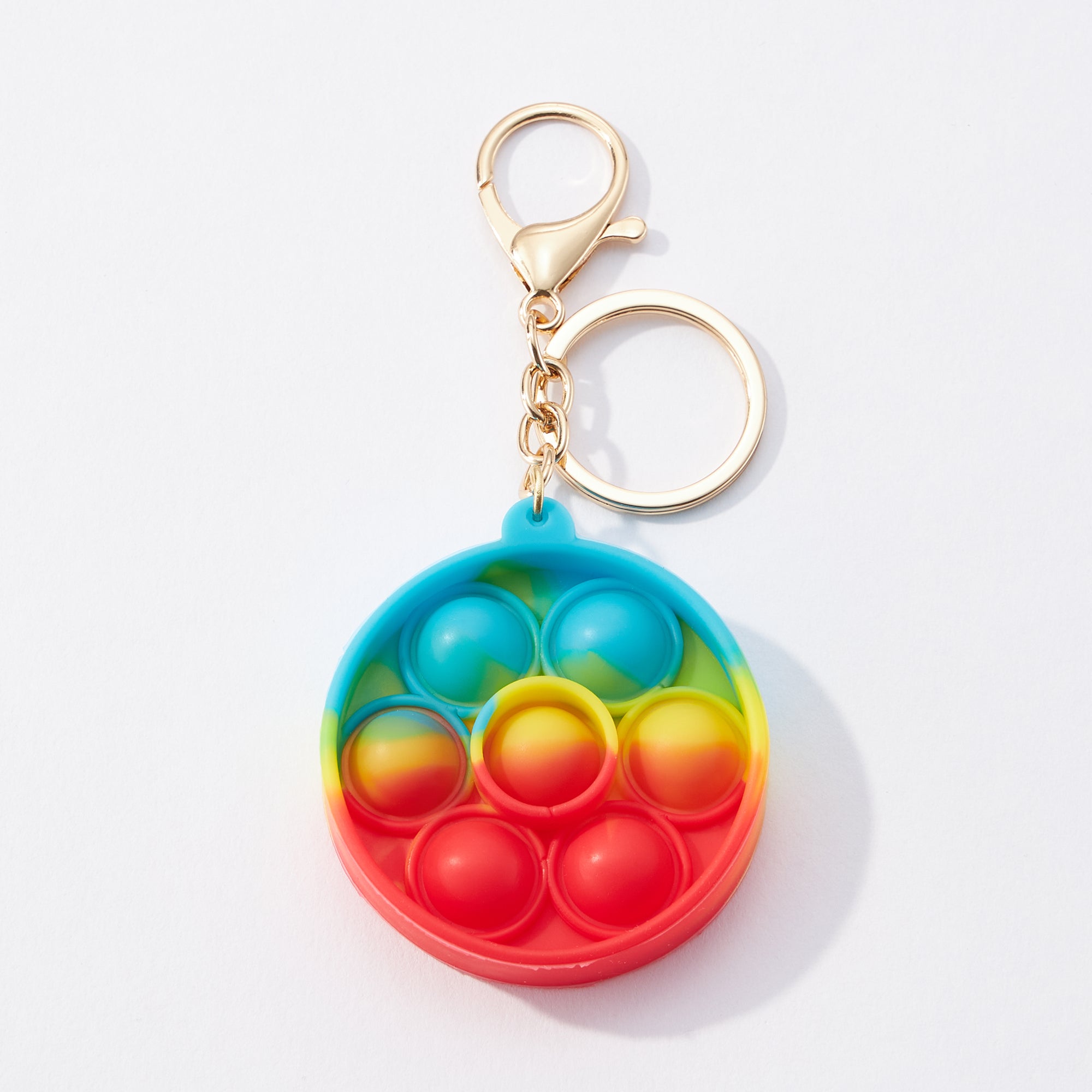 Push Pop Bubble Fidget Toy Keychains