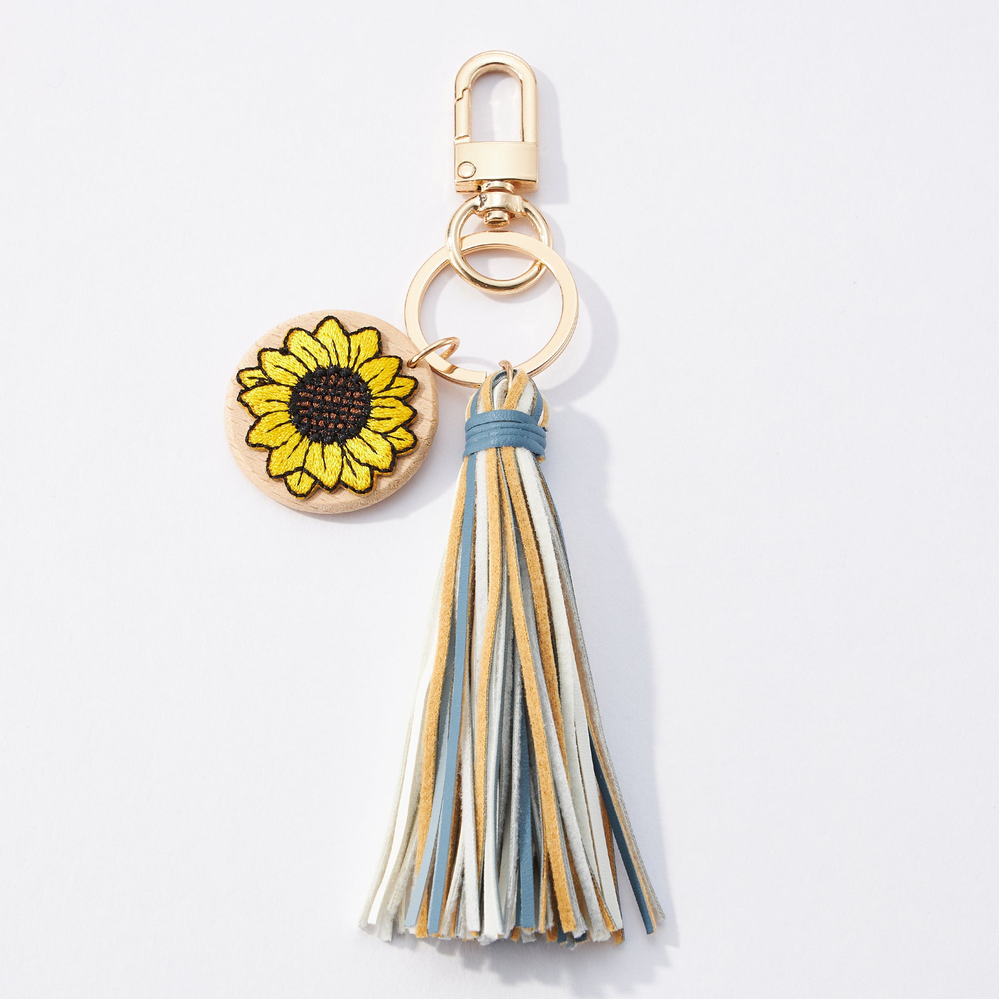 Sunflower Tassel Keychains