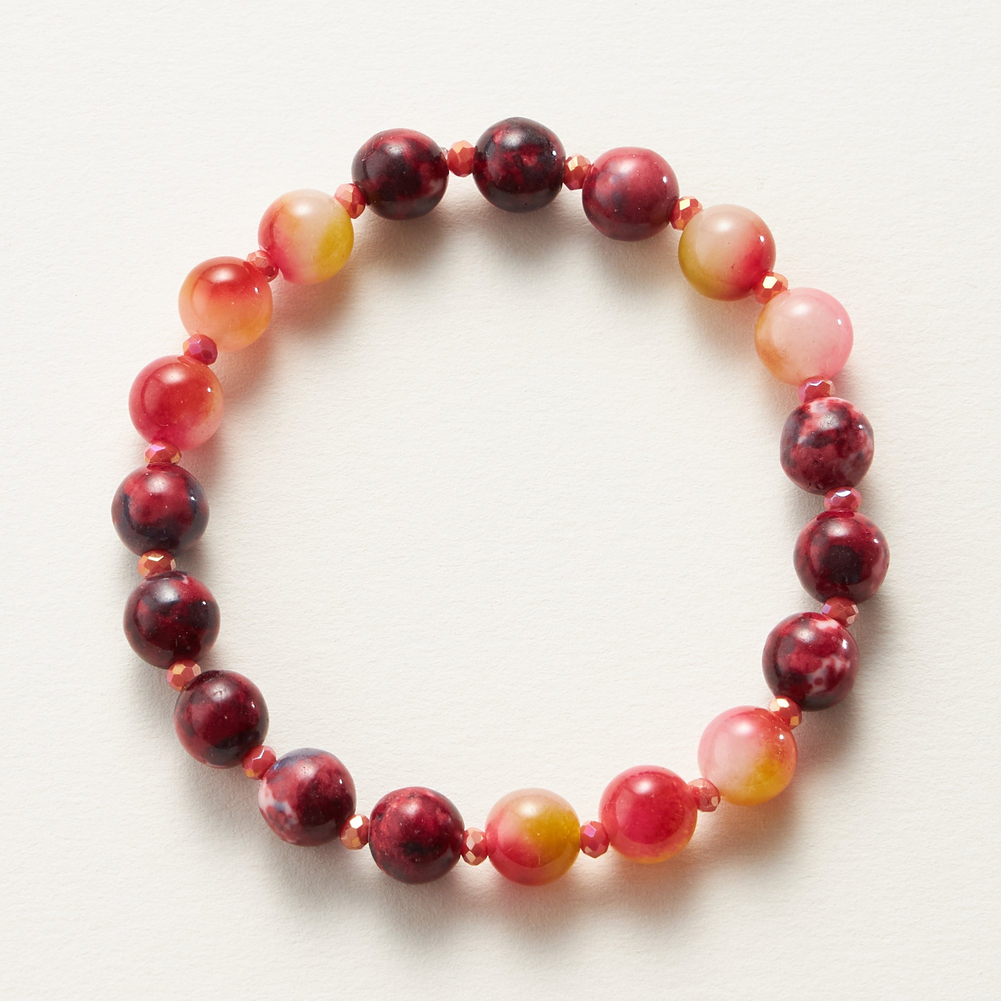 Natural Stone Beaded Bracelet