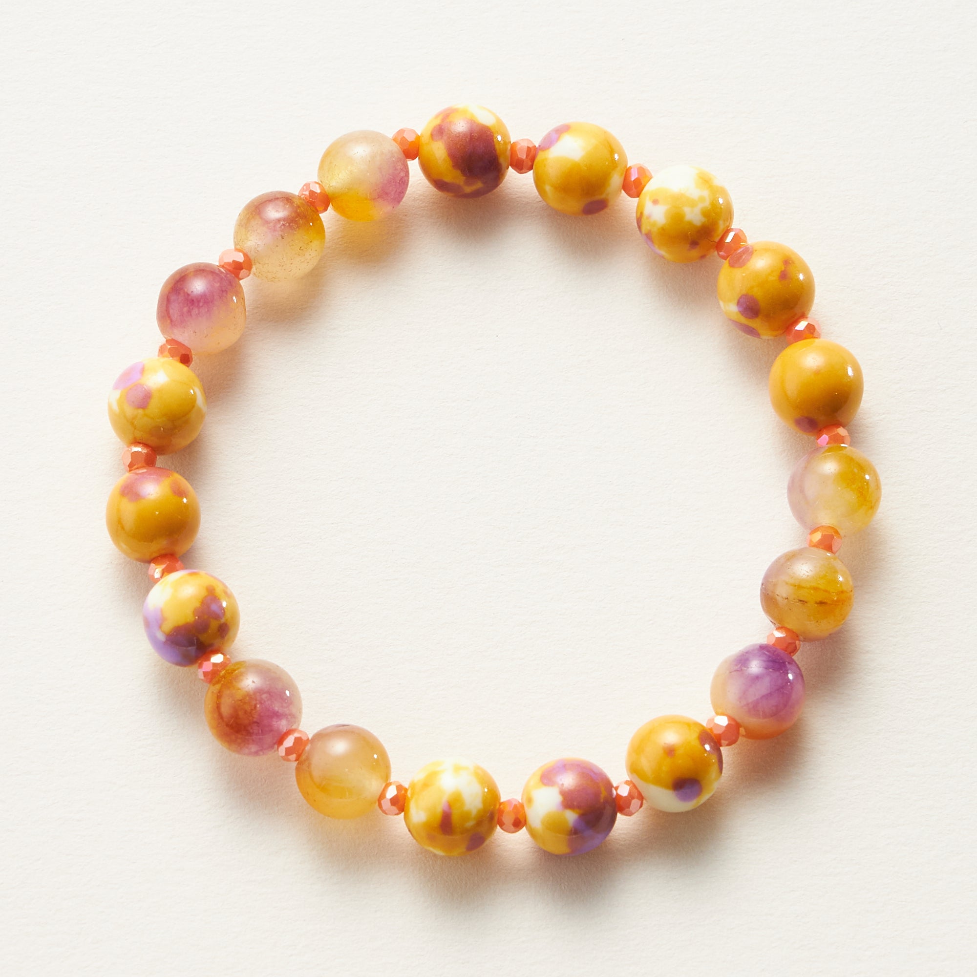 Natural Stone Beaded Bracelet
