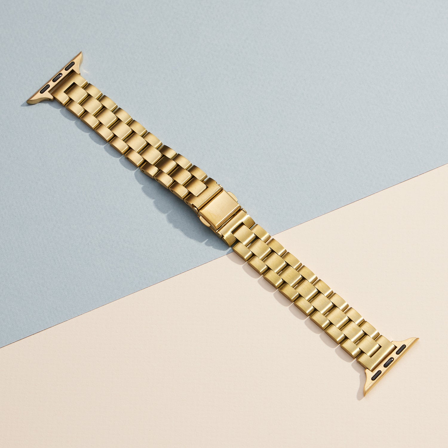 Stylish Gold and Silver Stainless Steel Apple Watch Bands – Modern Elegant Design
