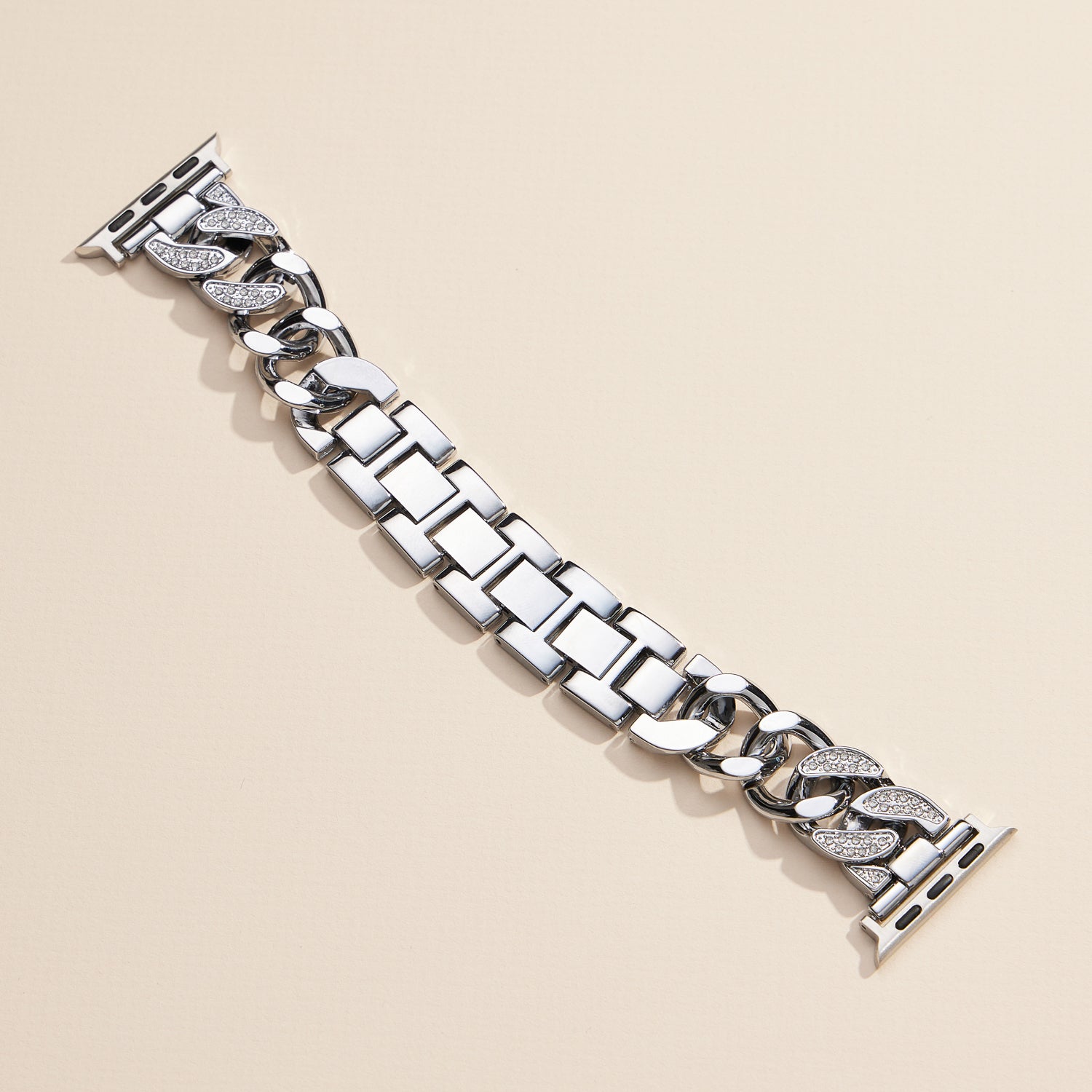 Stylish Gold and Silver Stainless Steel Apple Watch Bands – Modern Elegant Design