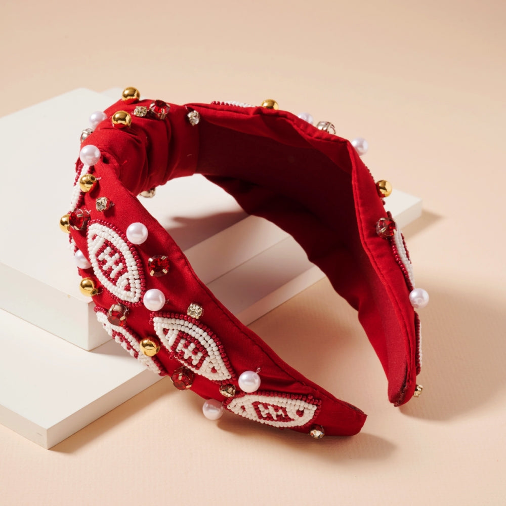 Pearl & Seed Bead Headband