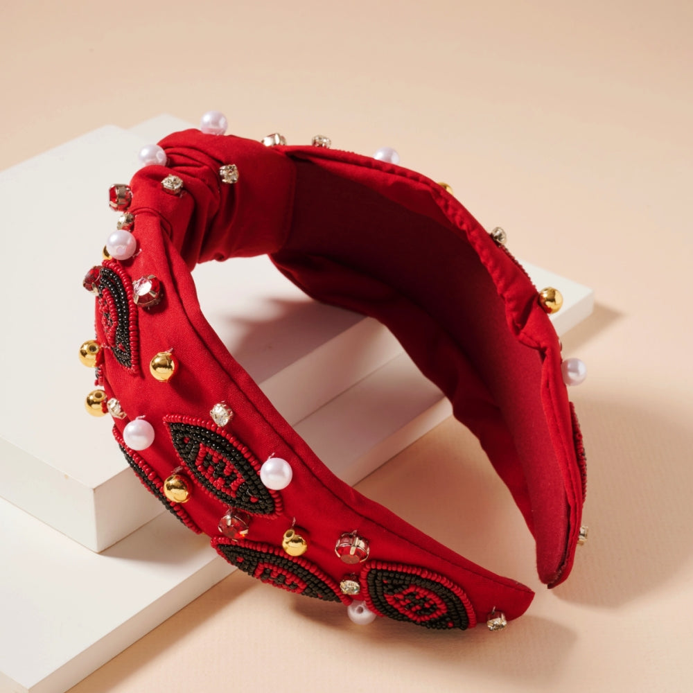 Pearl & Seed Bead Headband