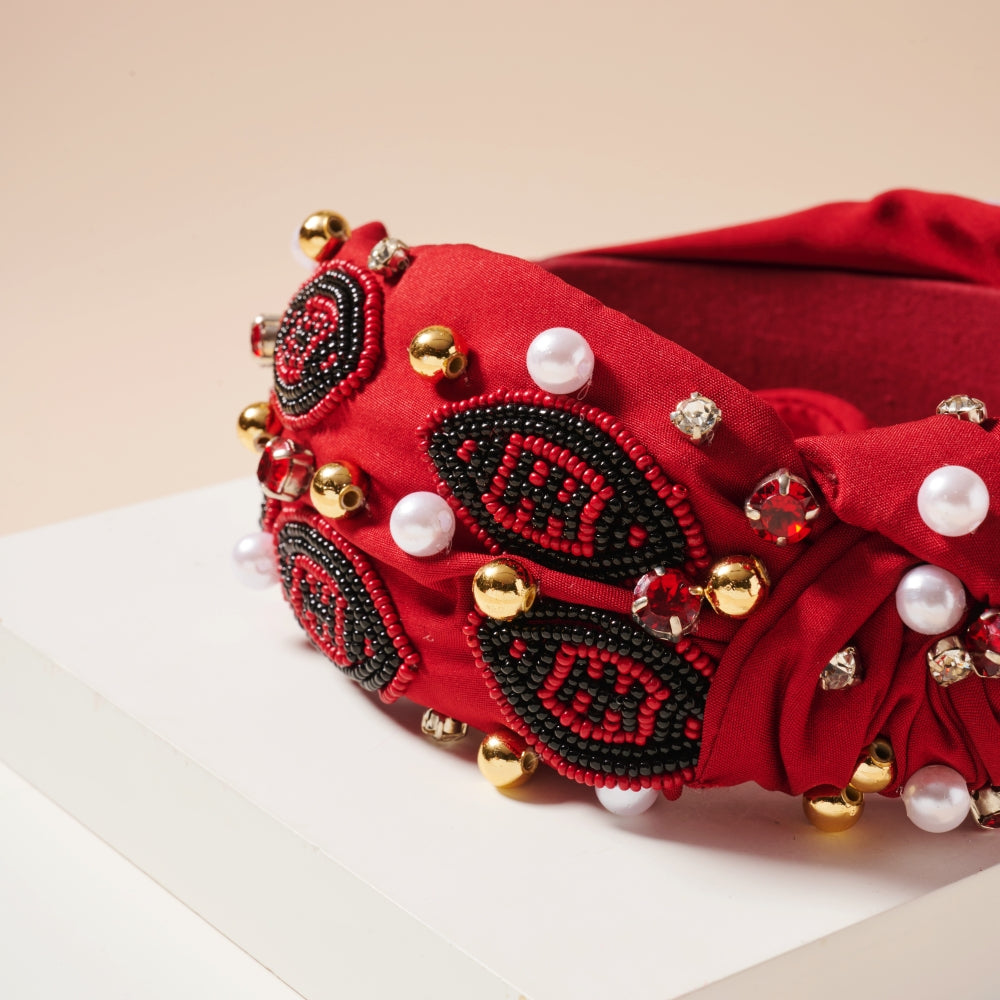 Pearl & Seed Bead Headband