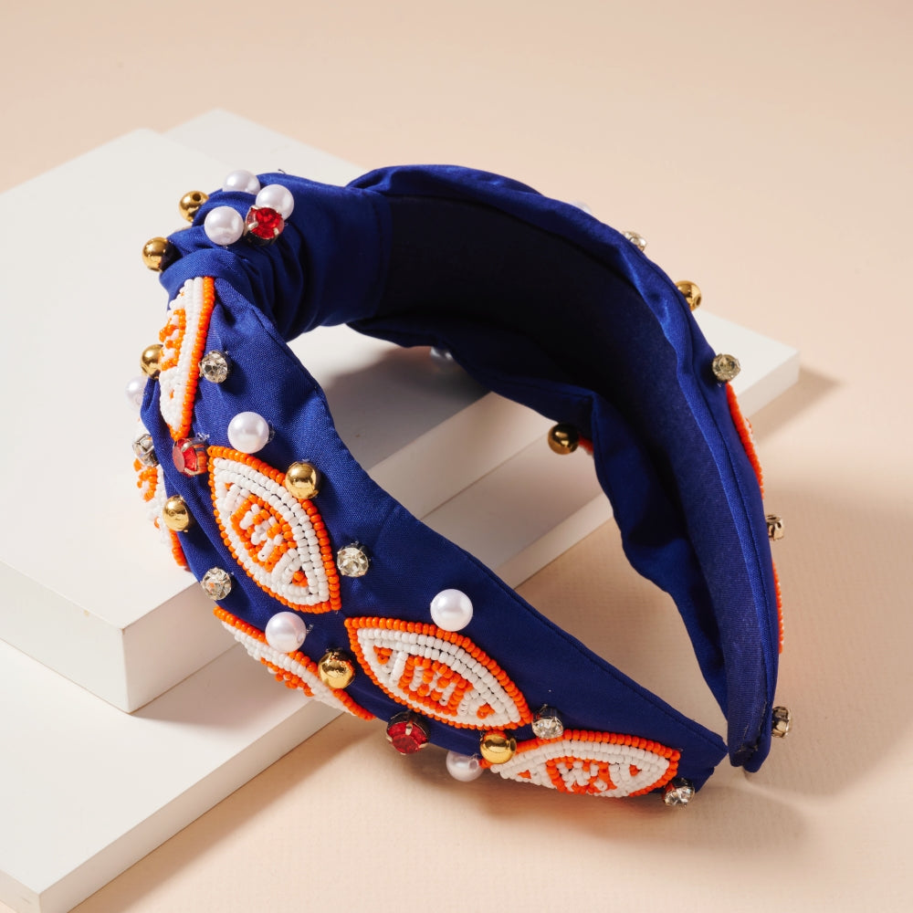 Pearl & Seed Bead Headband