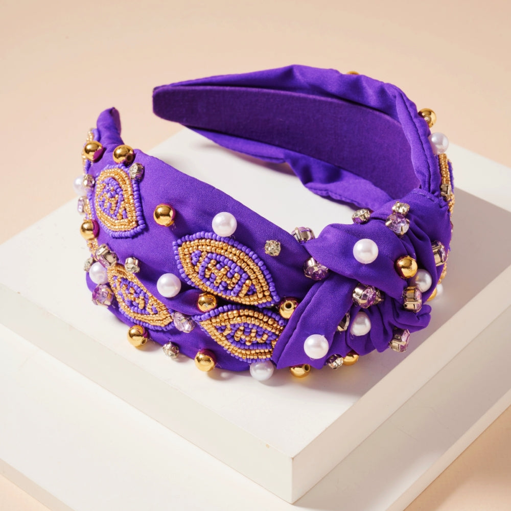 Pearl & Seed Bead Headband