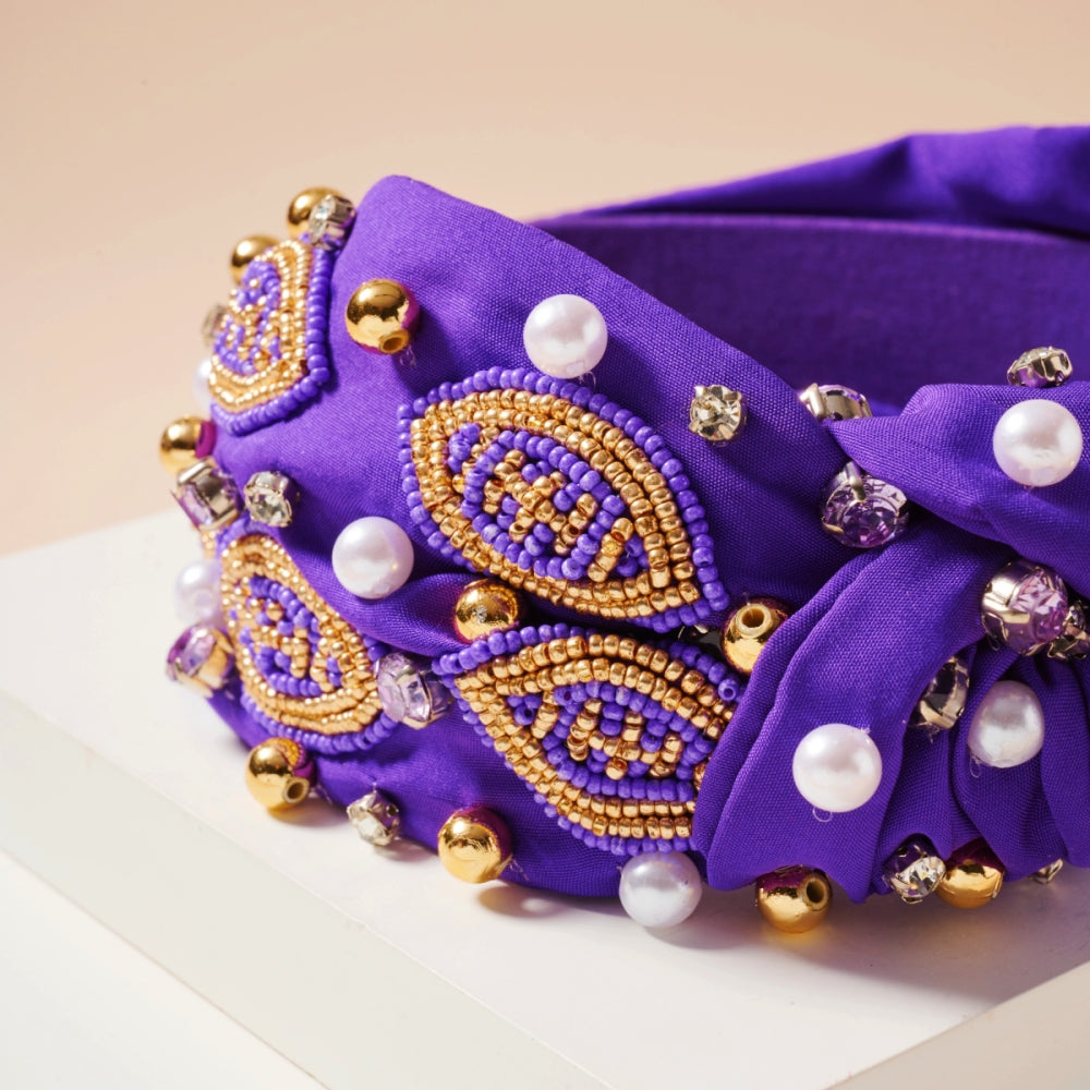 Pearl & Seed Bead Headband