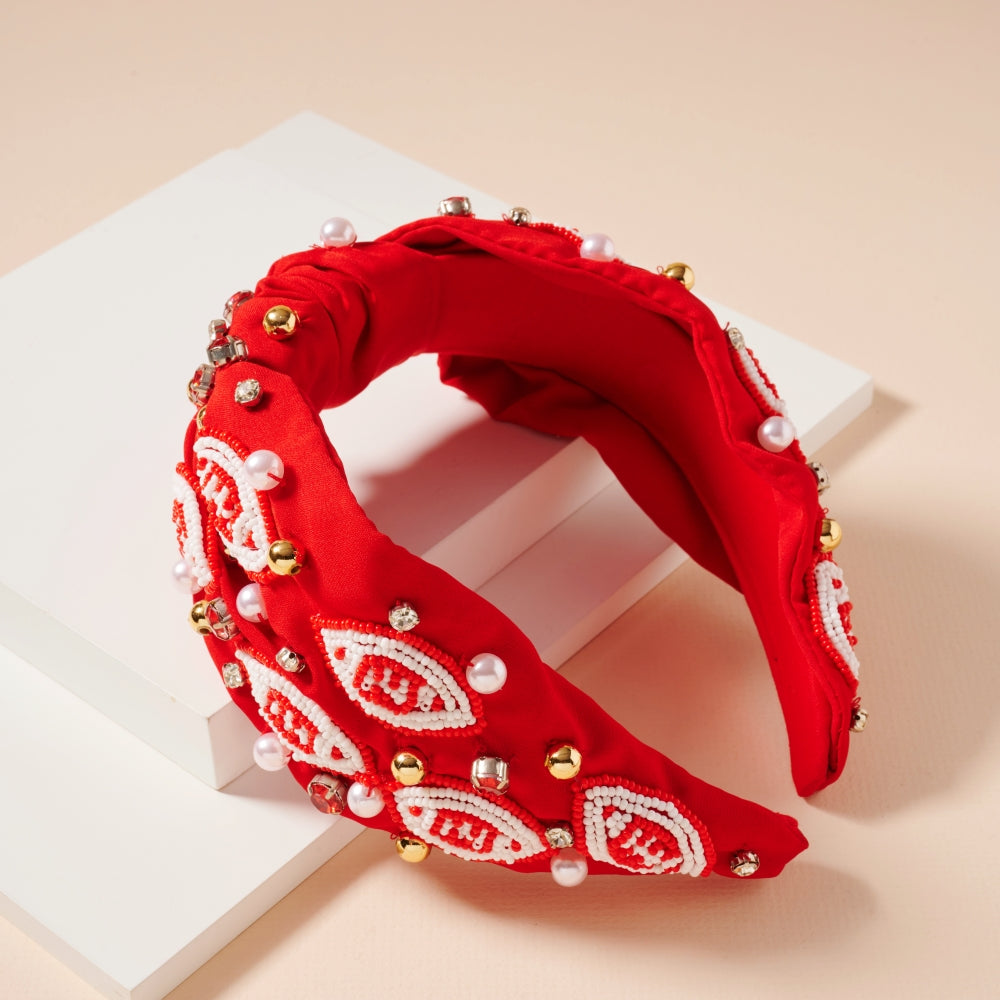 Pearl & Seed Bead Headband