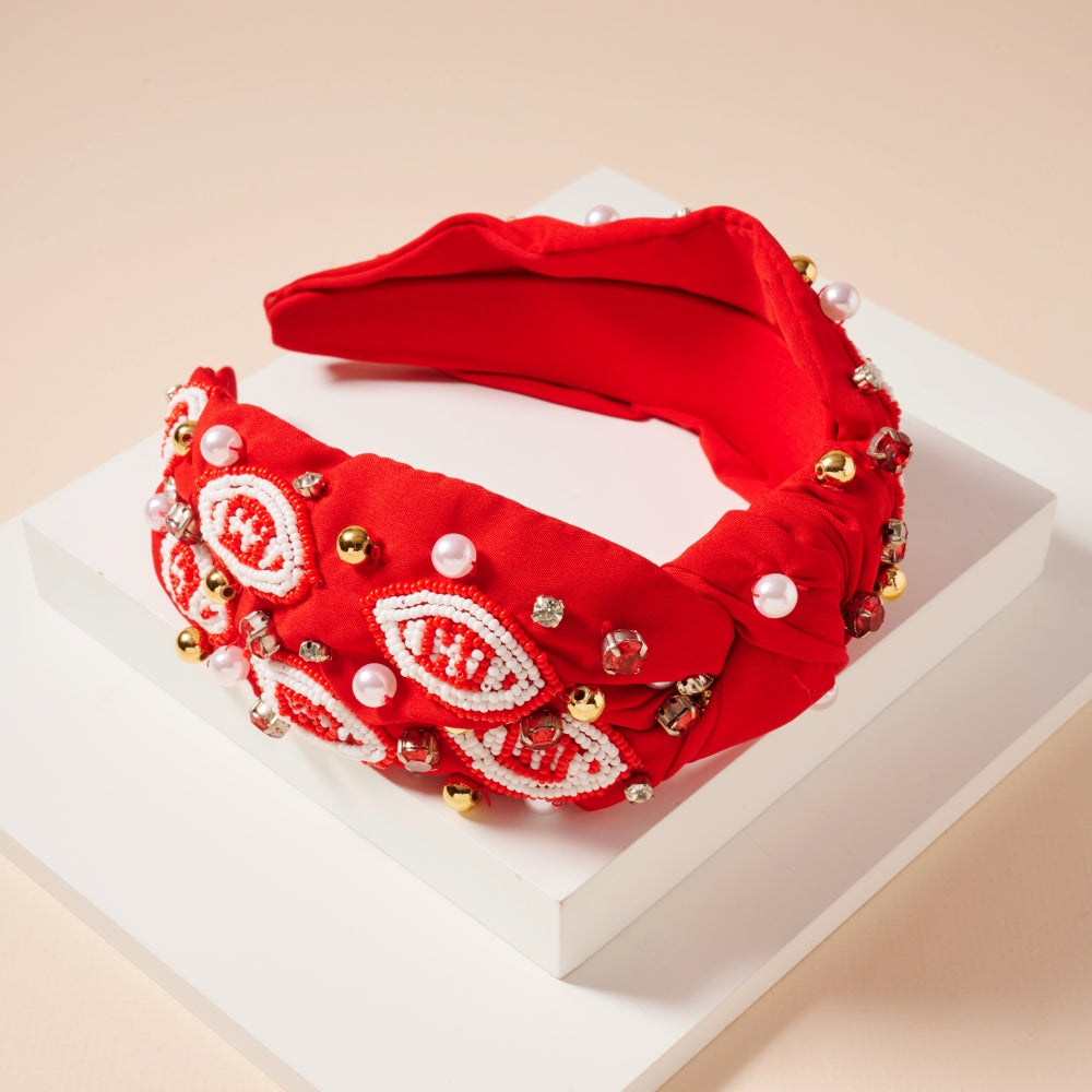 Pearl & Seed Bead Headband