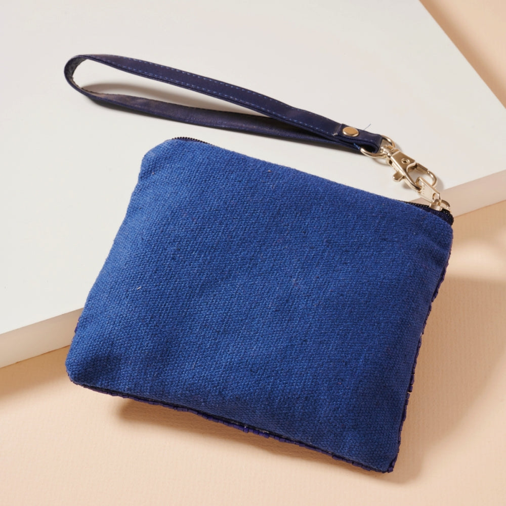 Game Day Stars Seed Beaded Coin Pouch