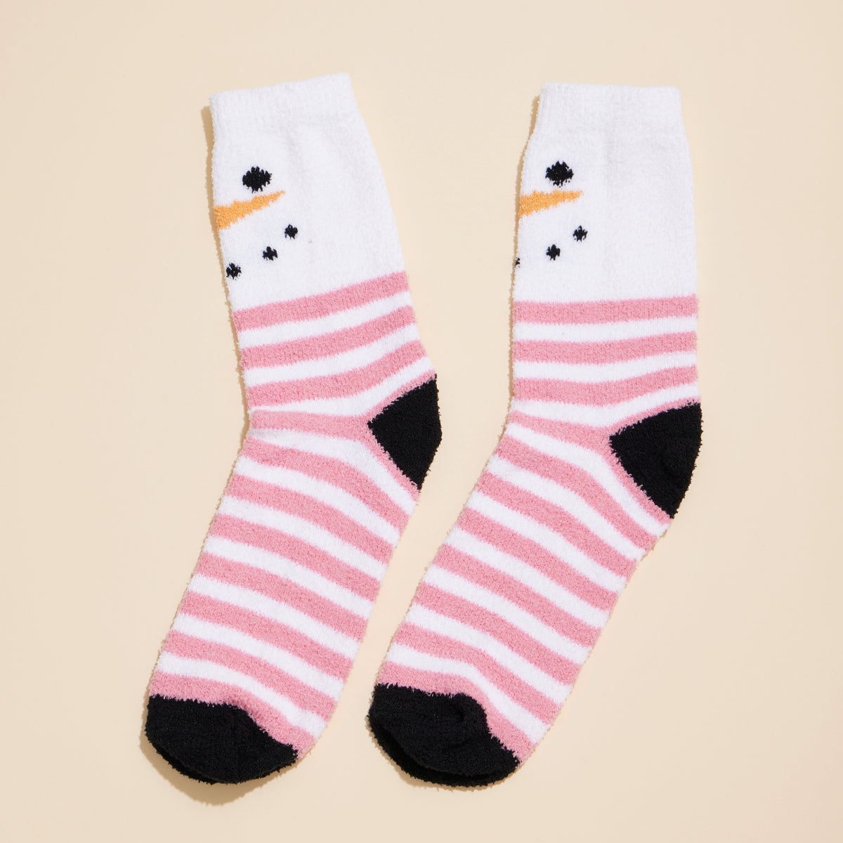 Christmas Fuzzy Cozy Socks – 4-Piece Assorted Set