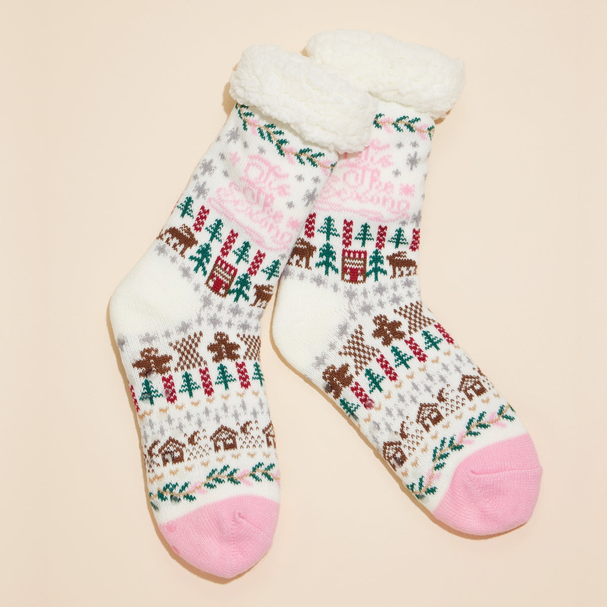 Christmas Fuzzy Socks Duo Pack