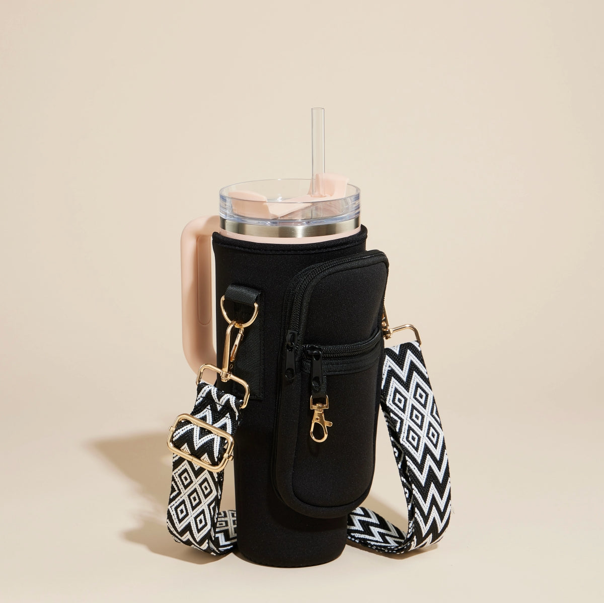 Elegant Dual-Strap Fit-Cooler™ Tumbler Sling Bag