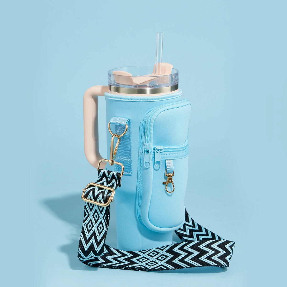 Elegant Dual-Strap Fit-Cooler™ Tumbler Sling Bag