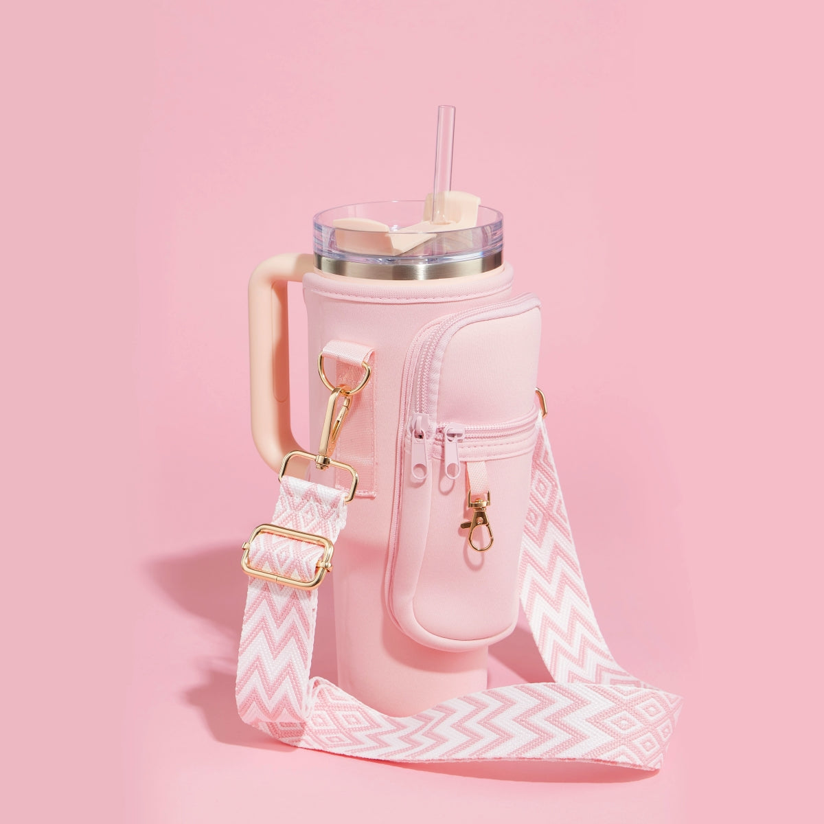 Elegant Dual-Strap Fit-Cooler™ Tumbler Sling Bag