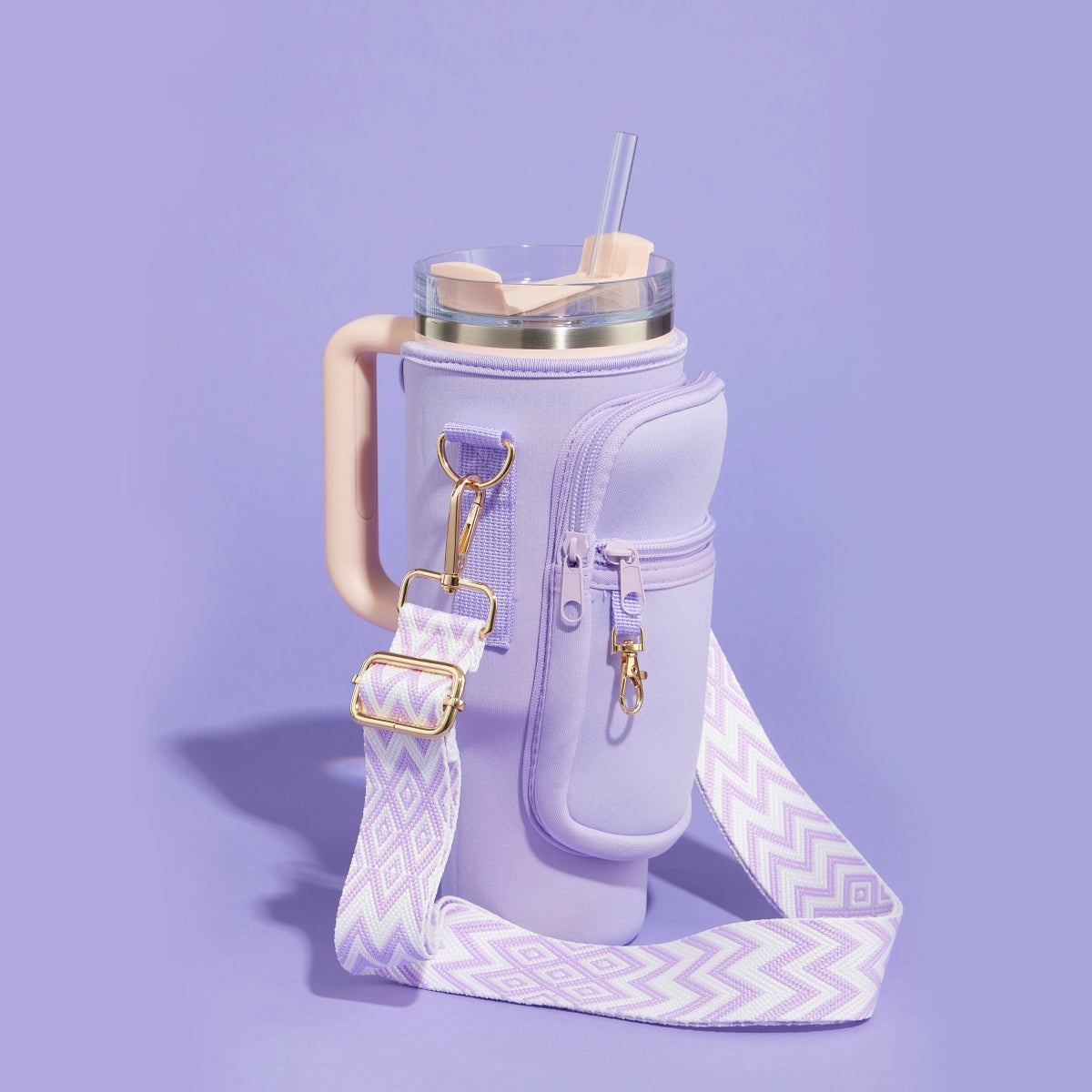 Elegant Dual-Strap Fit-Cooler™ Tumbler Sling Bag