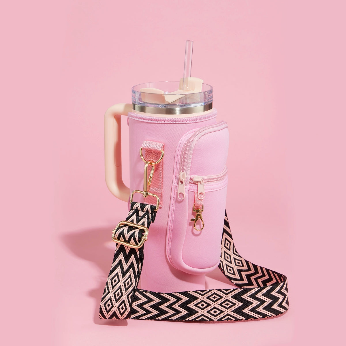 Elegant Dual-Strap Fit-Cooler™ Tumbler Sling Bag