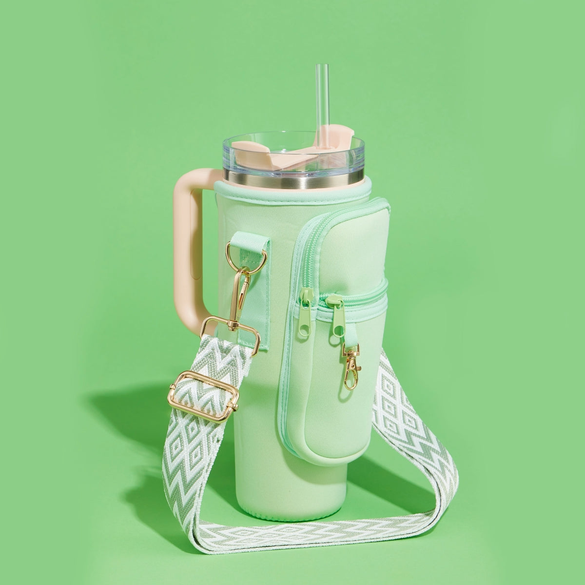 Elegant Dual-Strap Fit-Cooler™ Tumbler Sling Bag