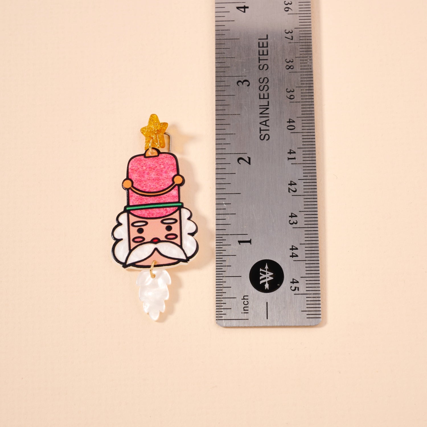 Festive Nutcracker Drop Earrings – Holiday Elegance