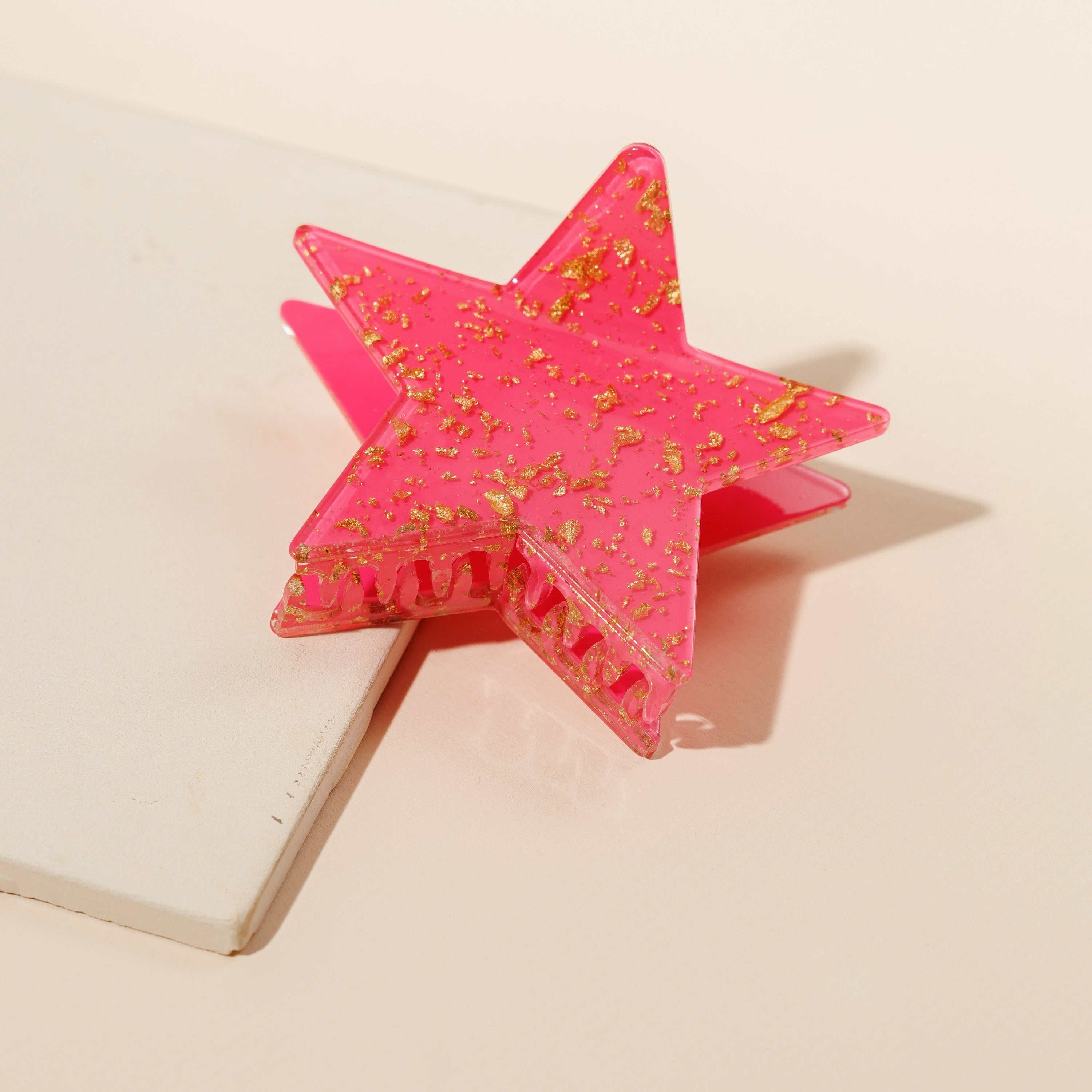 Sparkling Glitter Star Hair Claw
