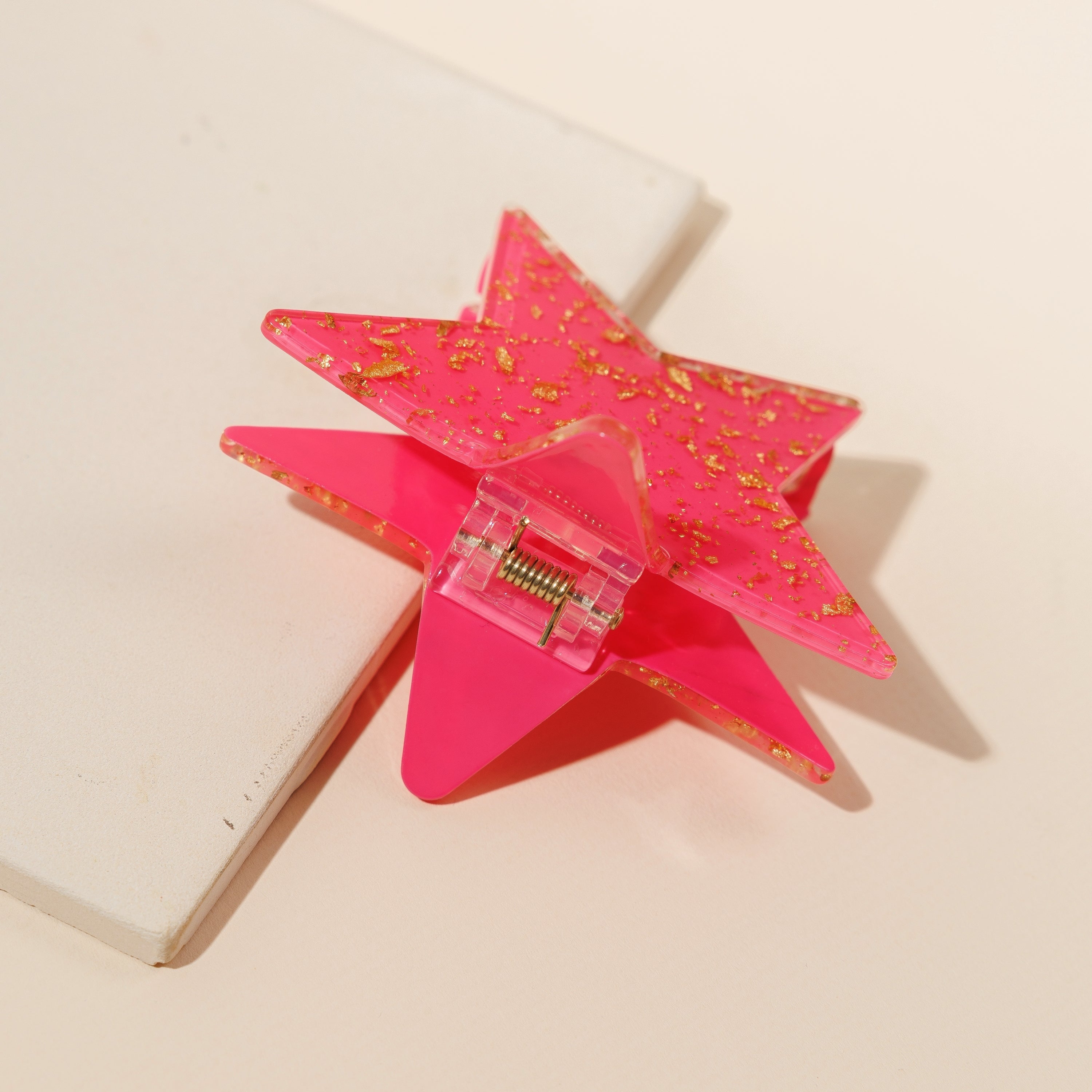 Sparkling Glitter Star Hair Claw