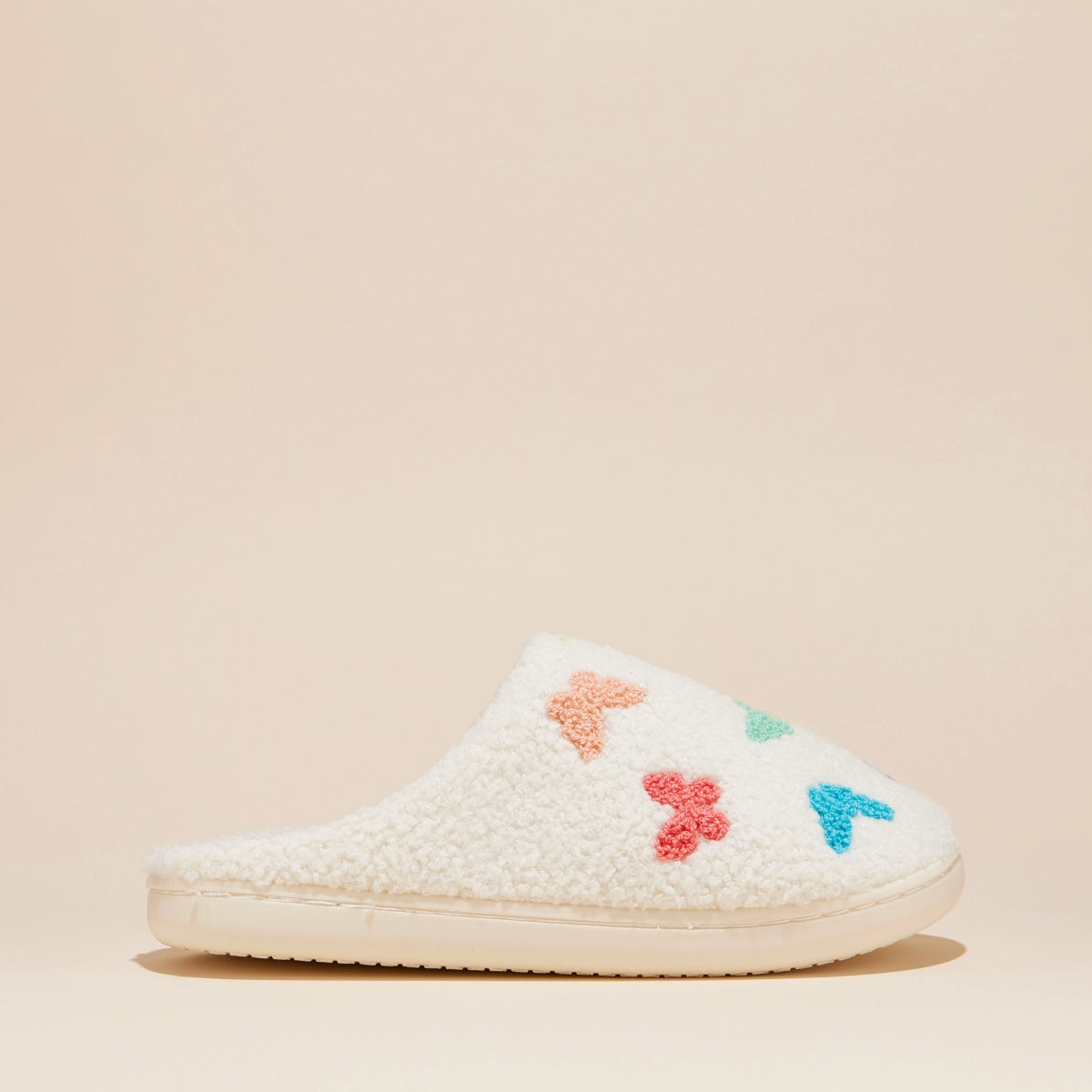 Multi-Butterfly Fuzzy Home Slippers
