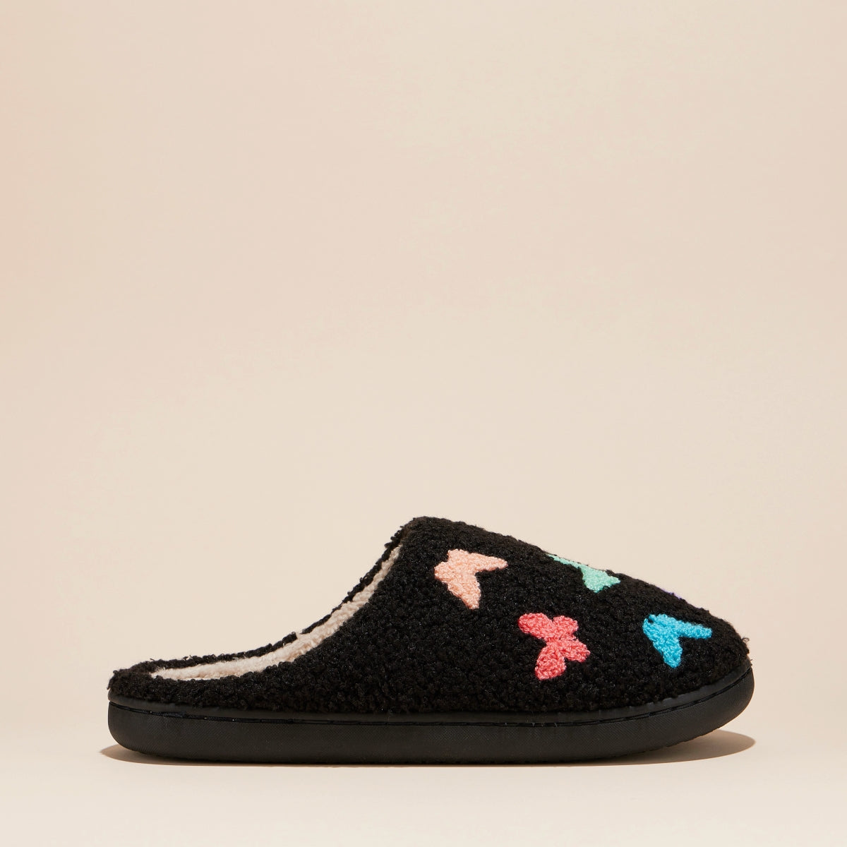 Multi-Butterfly Fuzzy Home Slippers