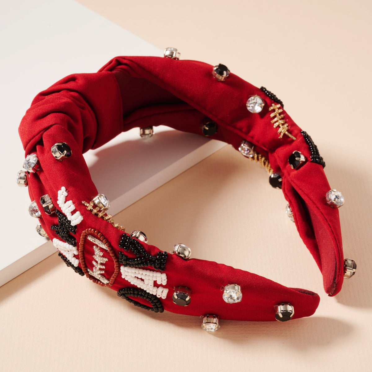 Sophisticated Game Day Seed Bead Headband