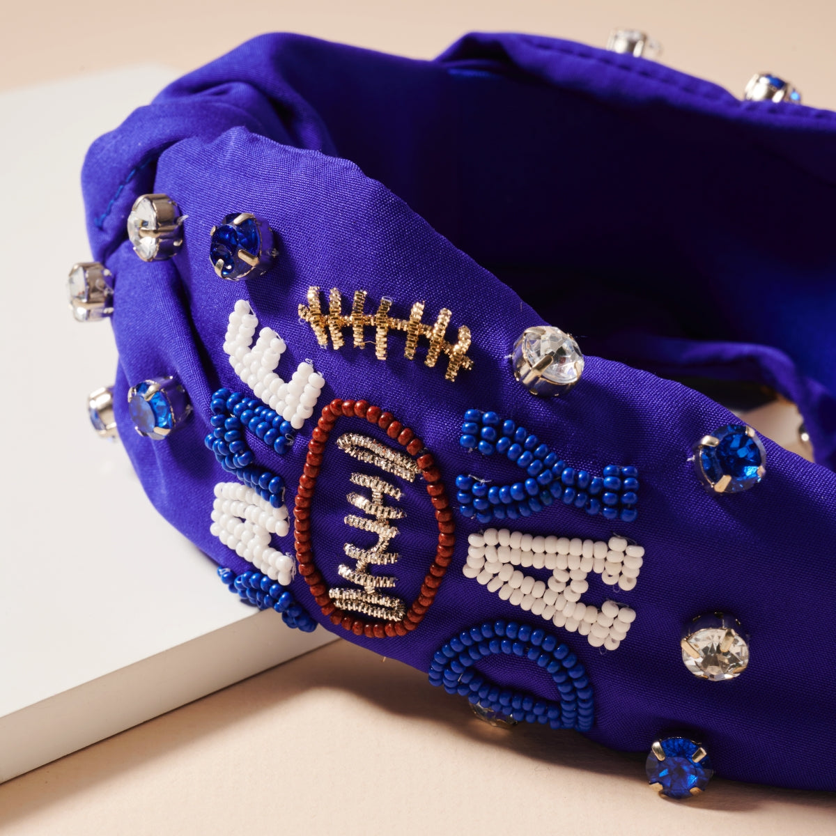 Sophisticated Game Day Seed Bead Headband