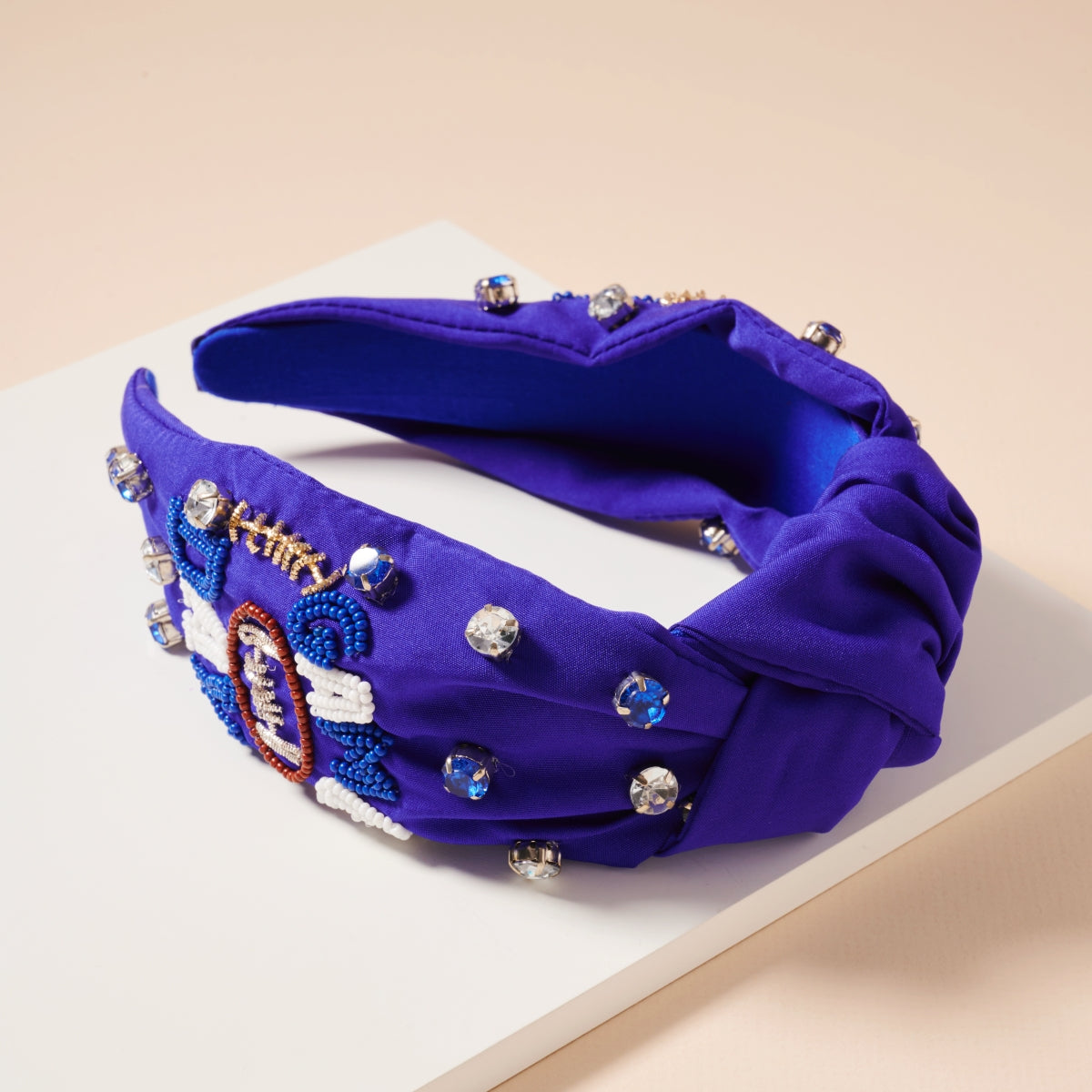 Sophisticated Game Day Seed Bead Headband