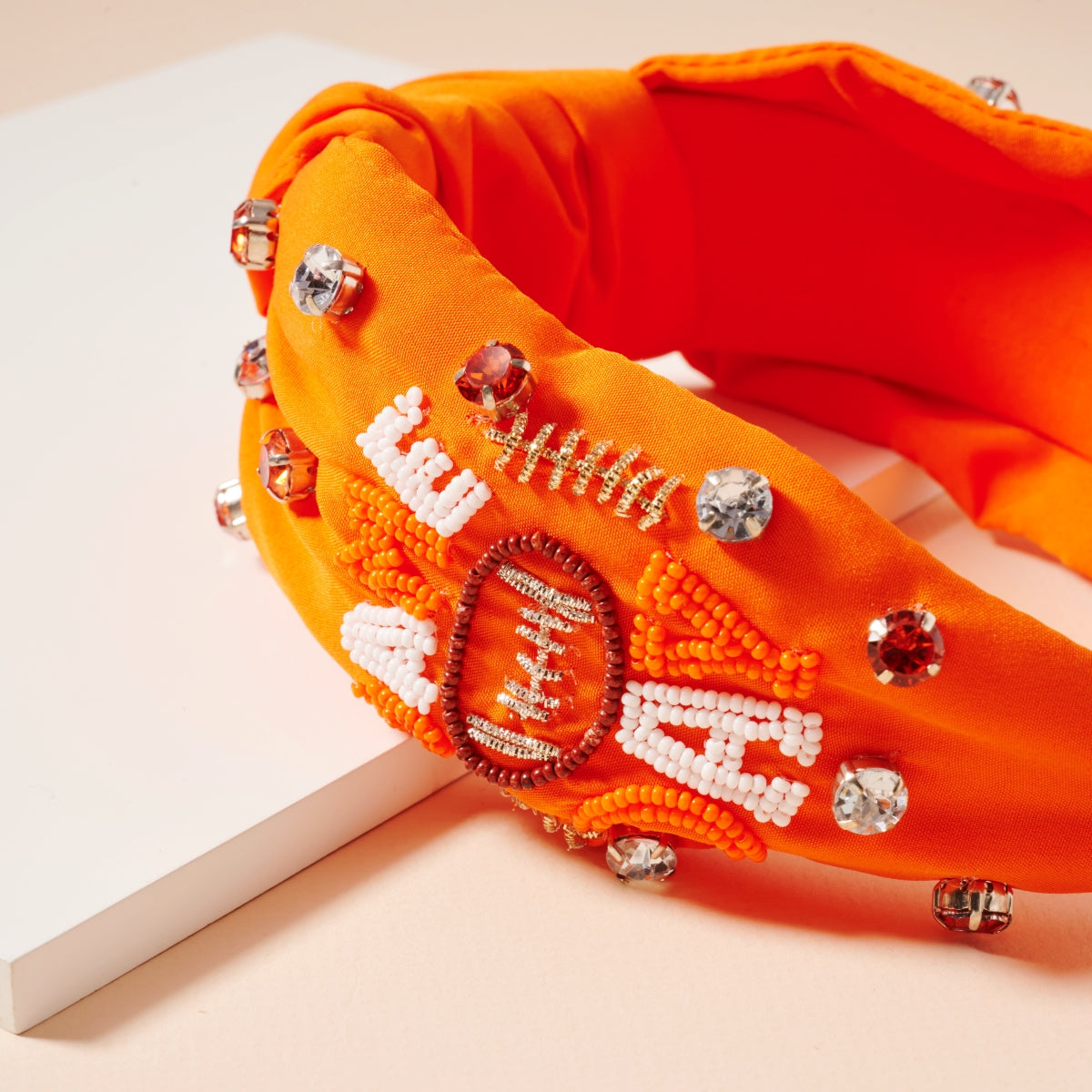 Sophisticated Game Day Seed Bead Headband