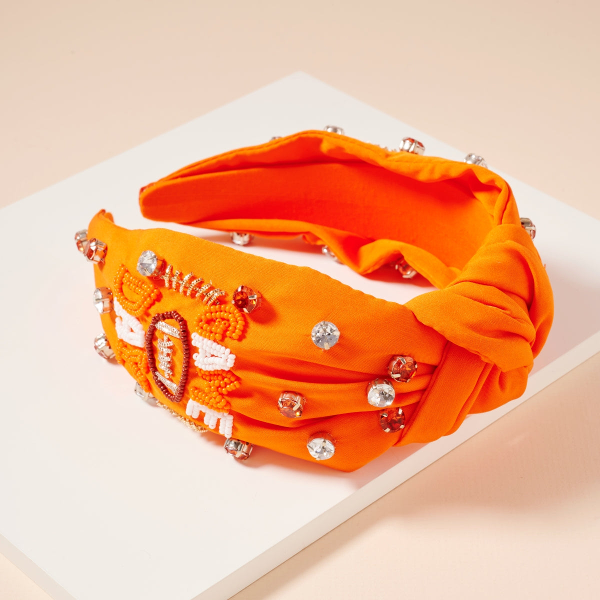 Sophisticated Game Day Seed Bead Headband