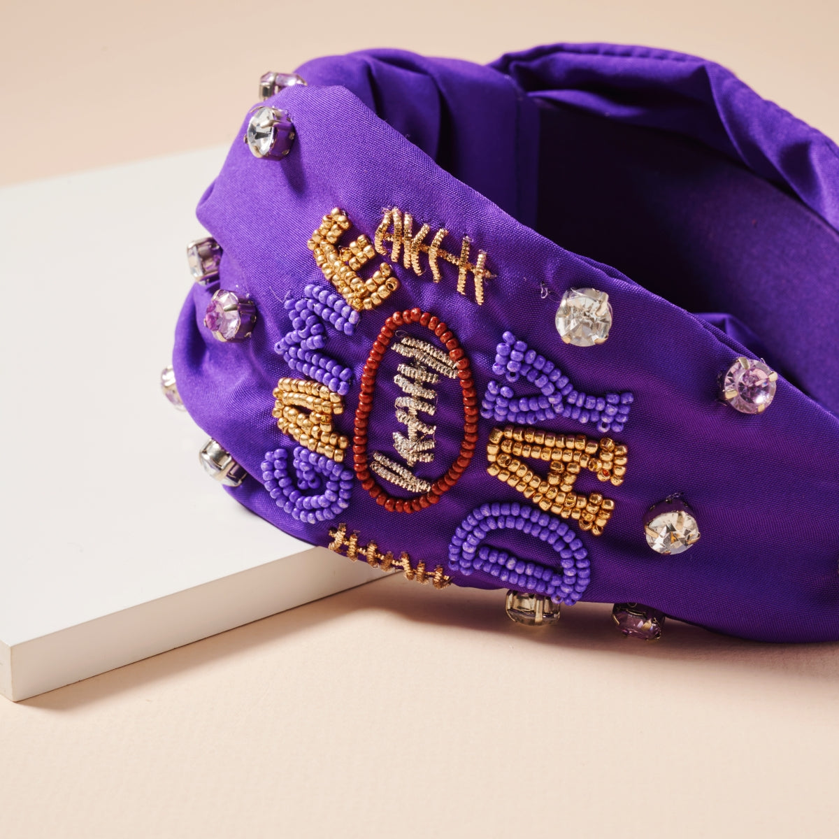 Sophisticated Game Day Seed Bead Headband