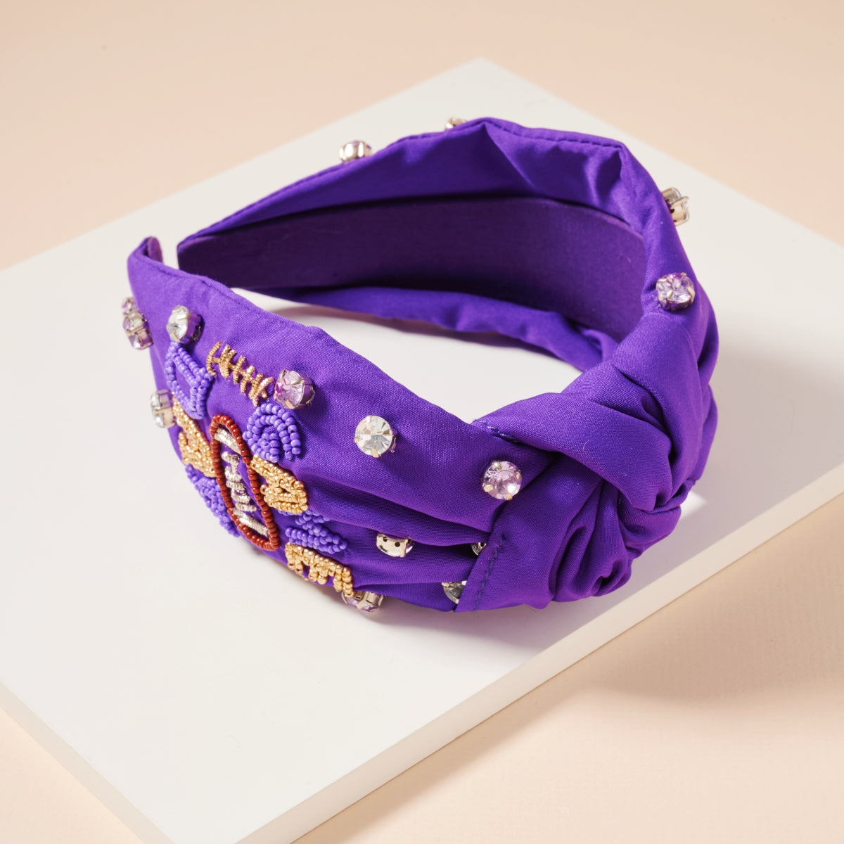 Sophisticated Game Day Seed Bead Headband